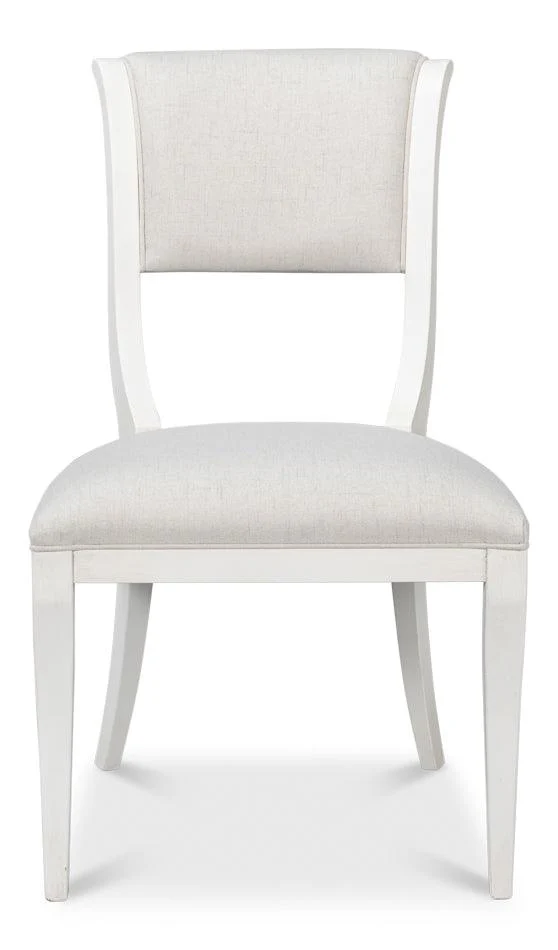 Trophy Elegant Side Chair - Cream - Set of 2 - Frankwebs