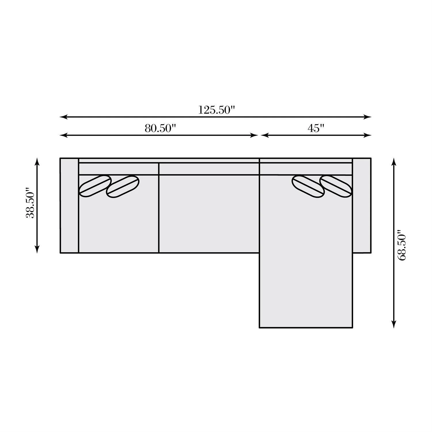 Nest Fabric Sectional Right - Frankwebs