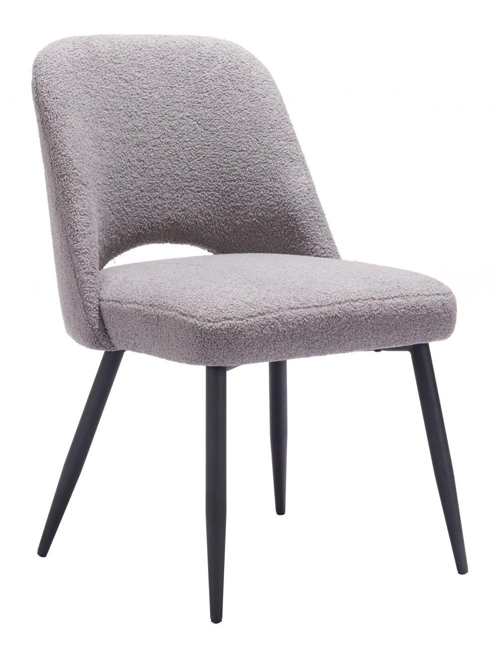 Teddy Dining Chair (Set of 2) Gray - Frankwebs