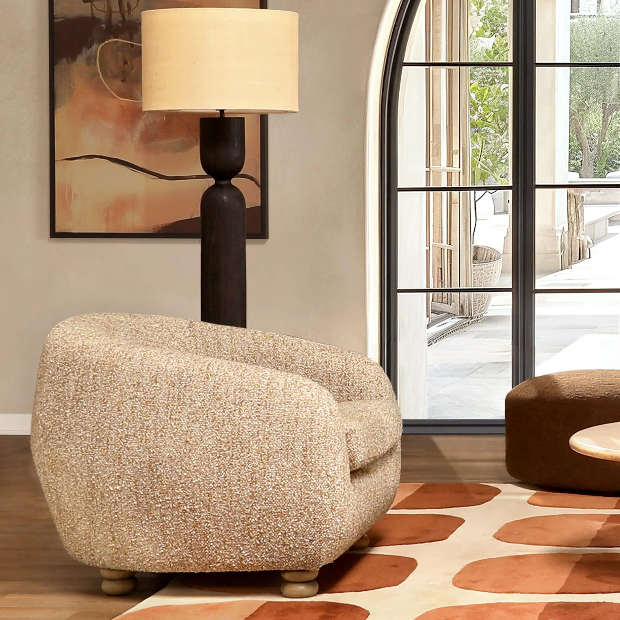 Margaret Occasional Chair Brown - Frankwebs