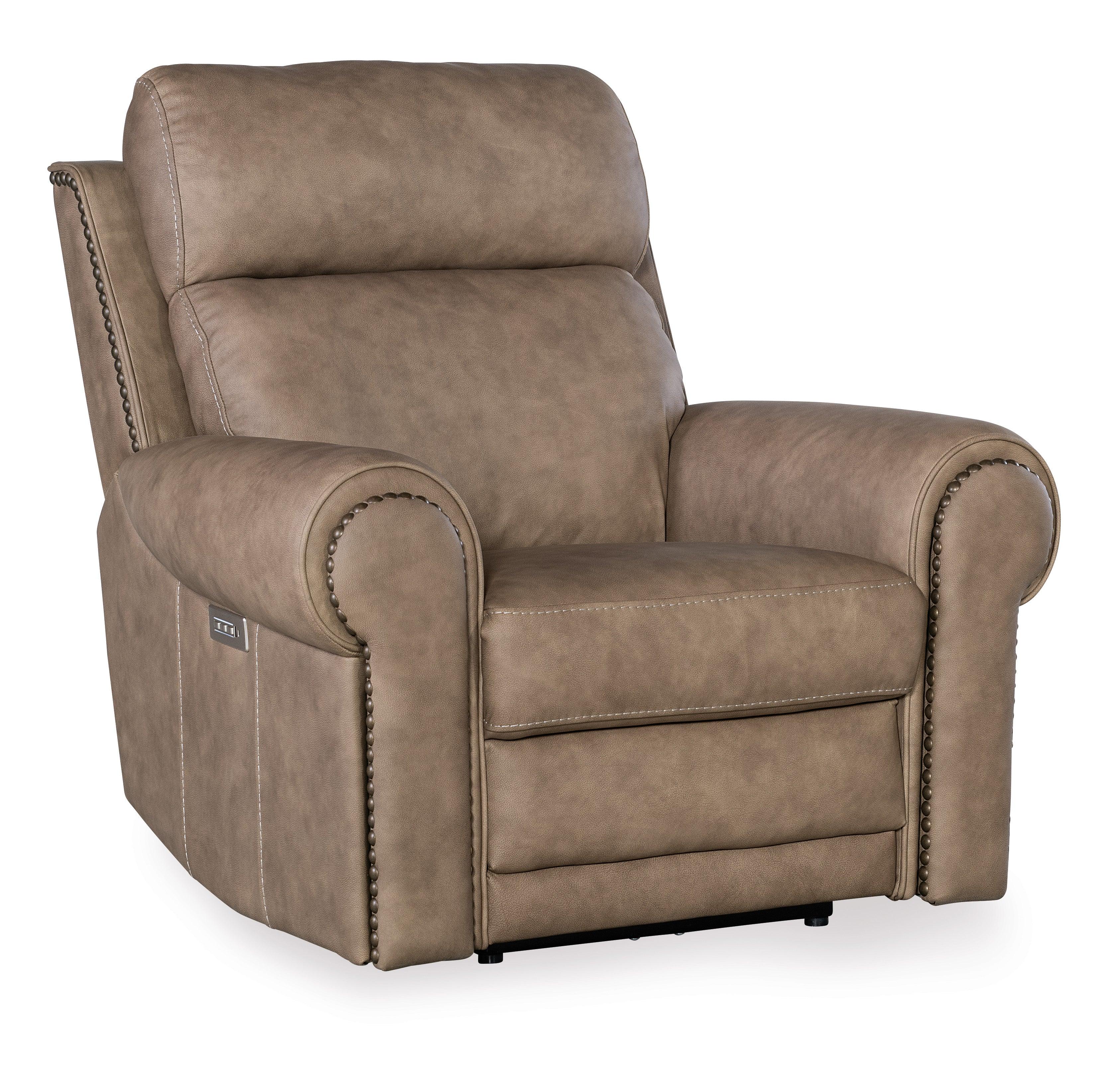 Duncan Power Recliner w/Power Headrest & Lumbar - Frankwebs