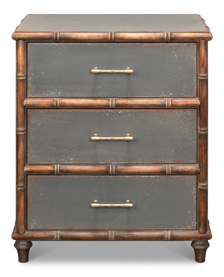 Bambusa Nightstand - Smoky Grey - Frankwebs