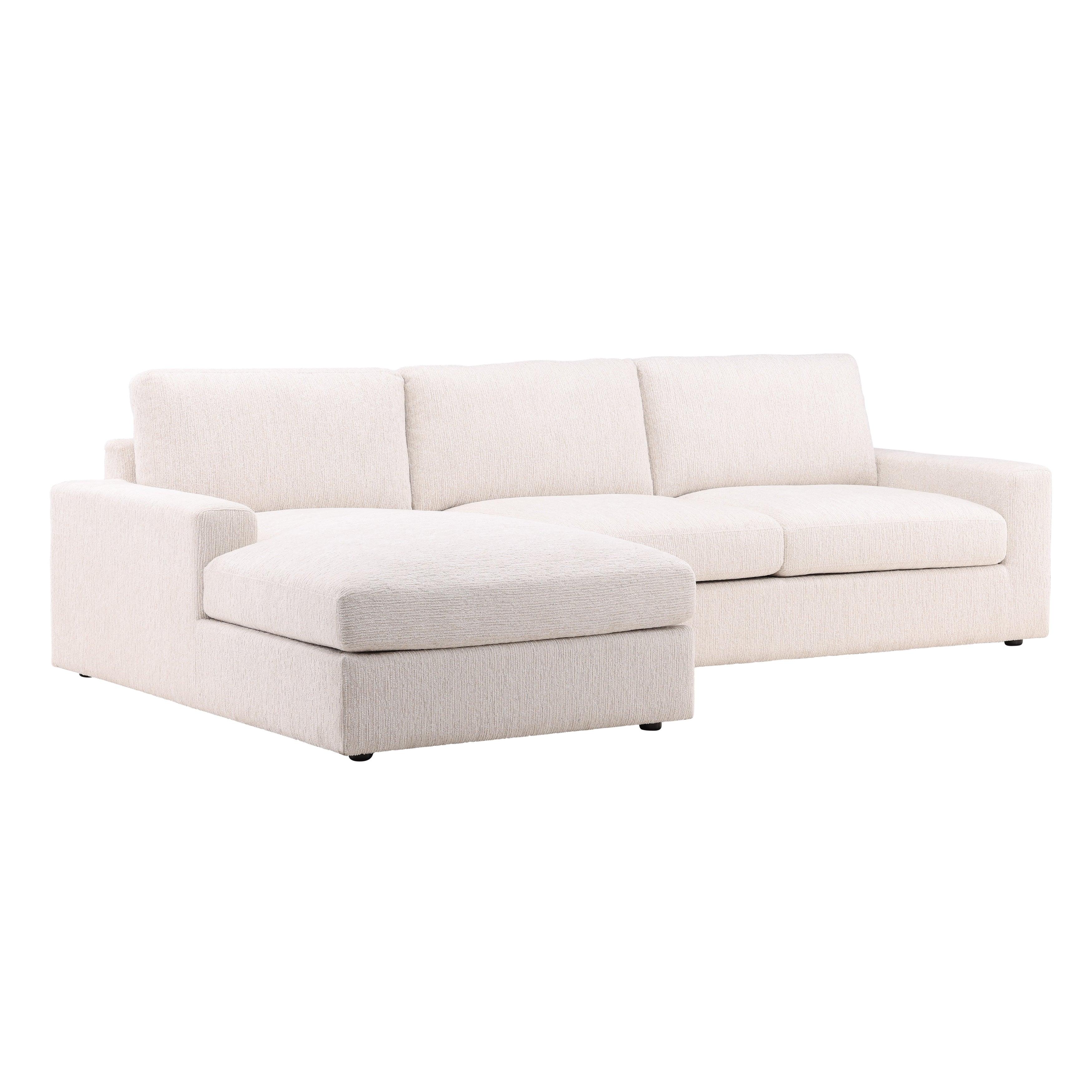 Bryson Left Chaise Sectional Cream - Frankwebs