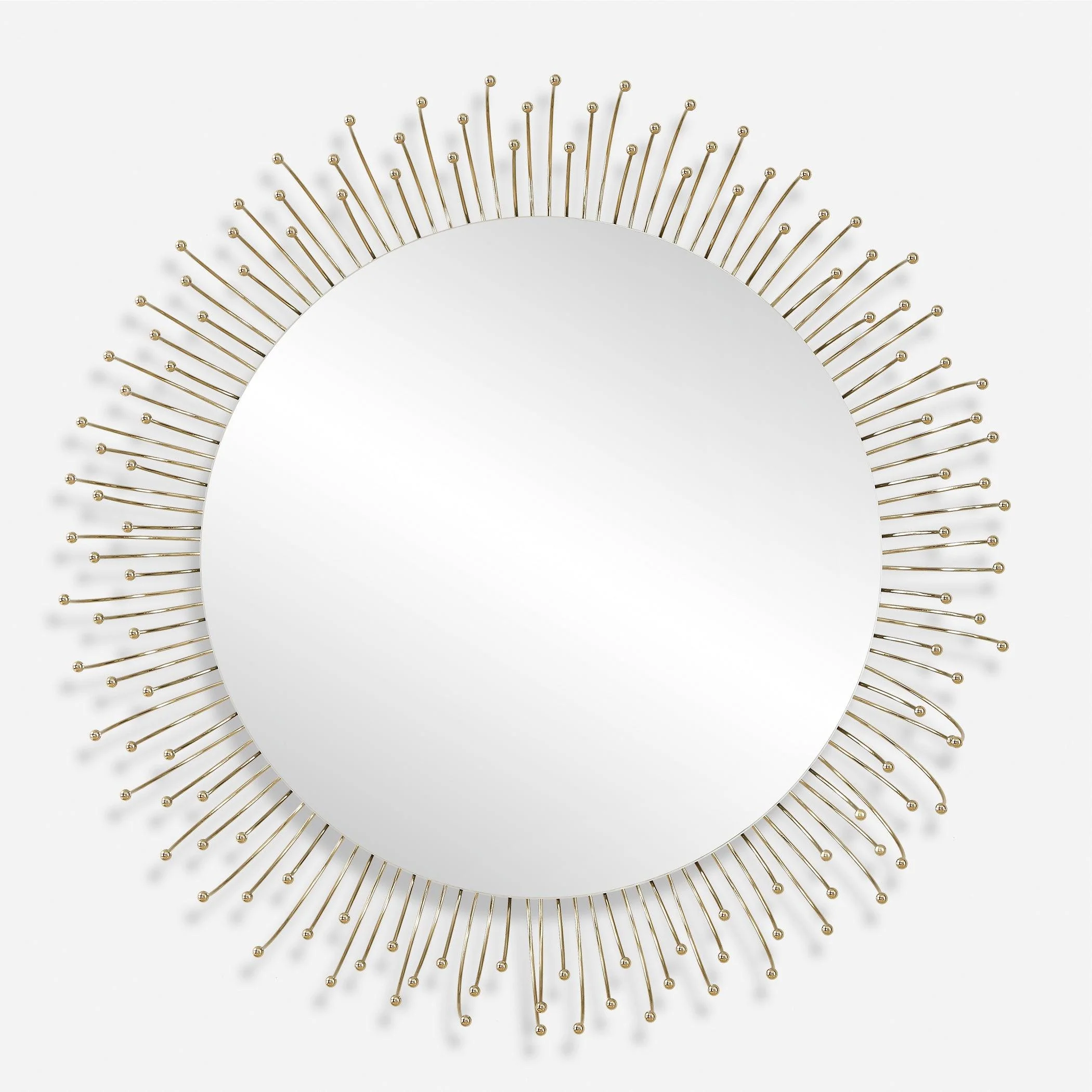 Aga Round Gold Mirror - Frankwebs