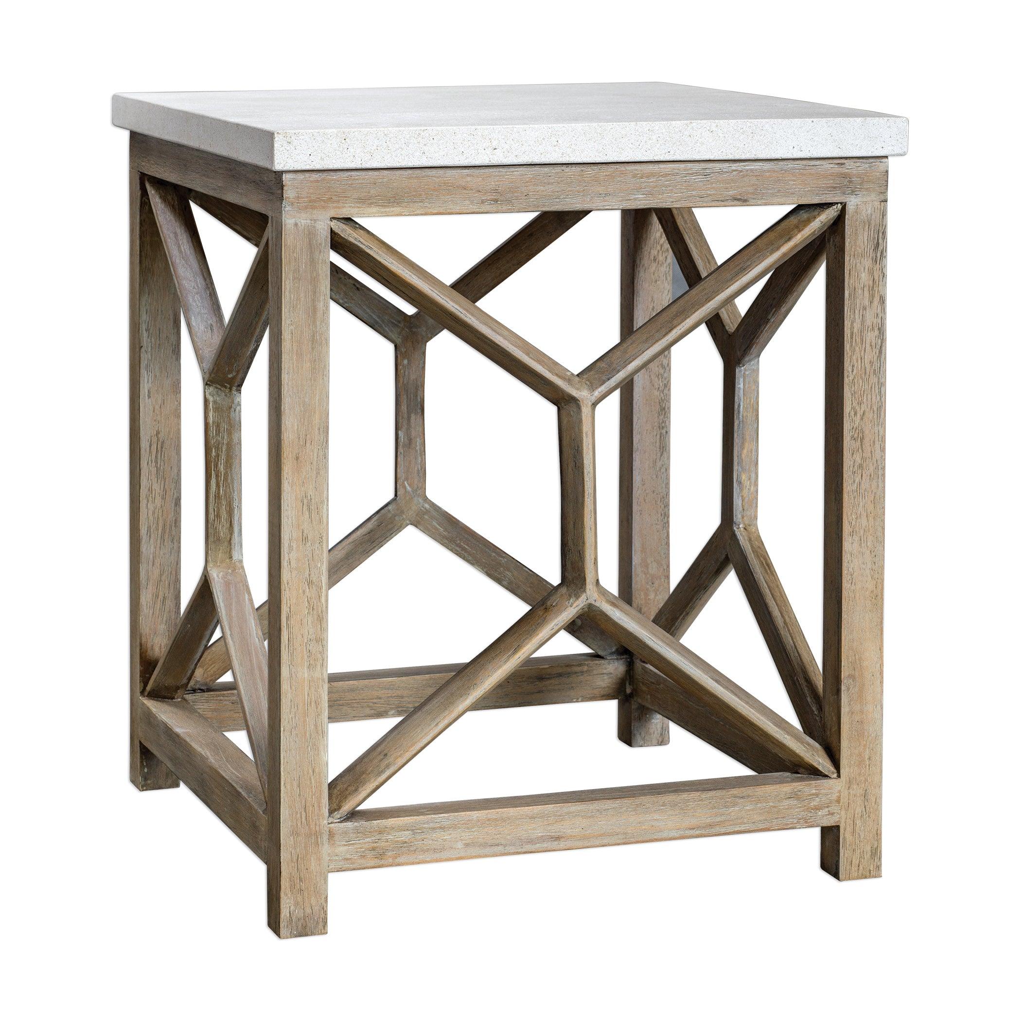Catali Stone End Table - Frankwebs