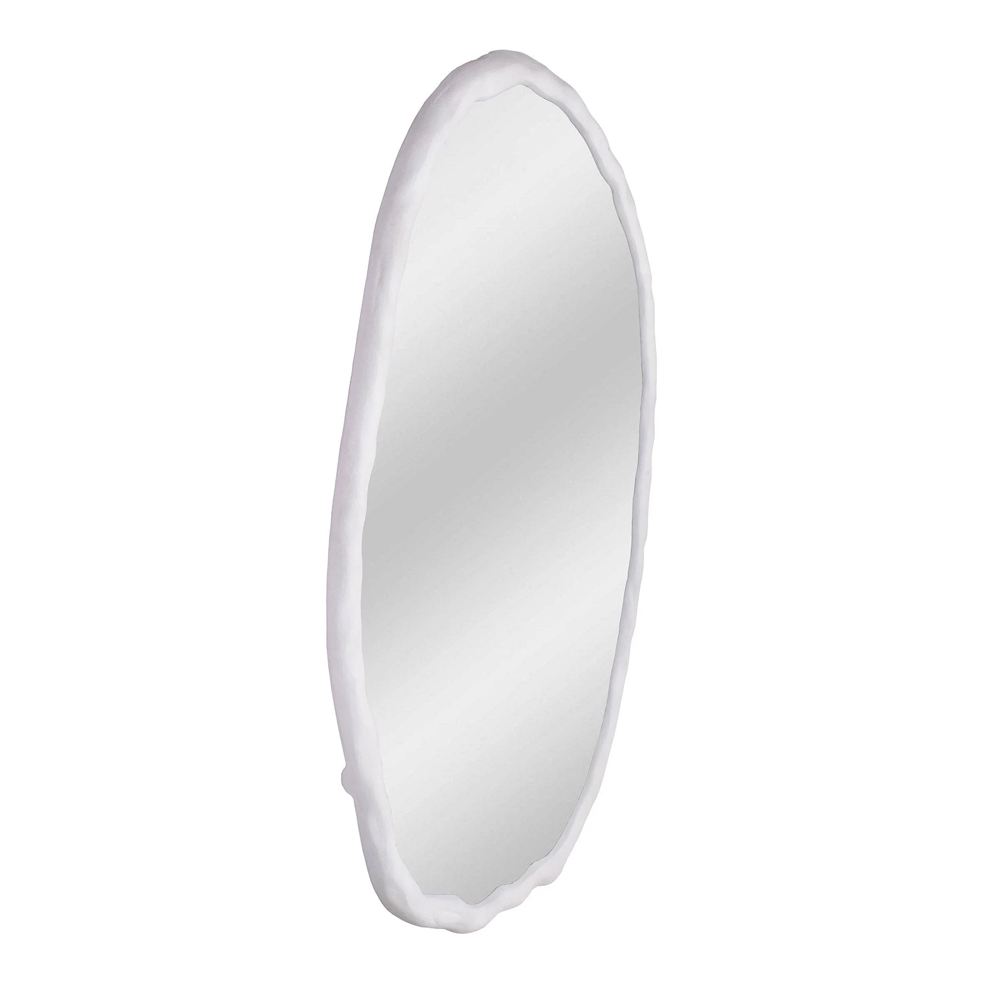 Foundry Mirror Oval White - Frankwebs