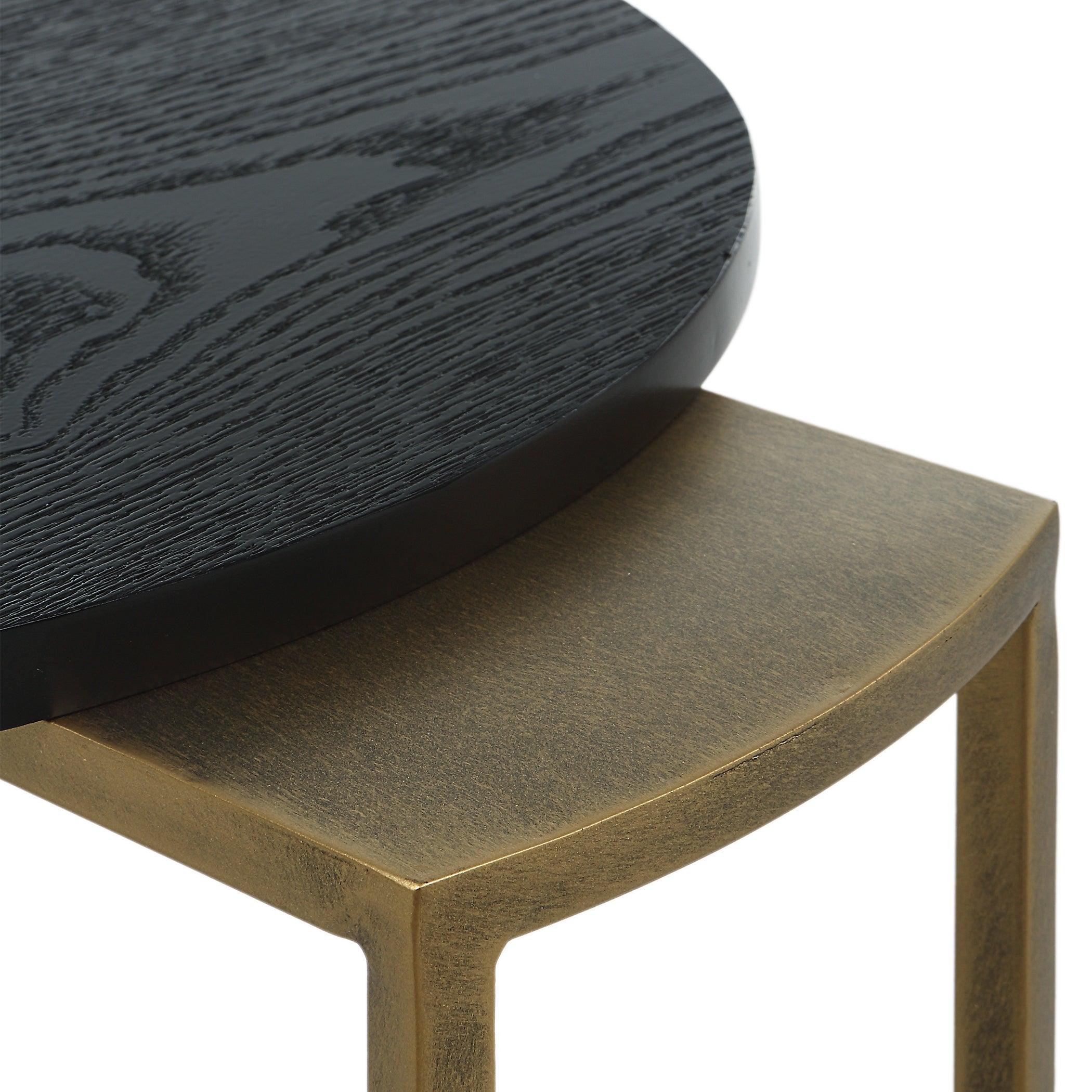 Aztec Wood Nesting Tables, Set/2 - Frankwebs