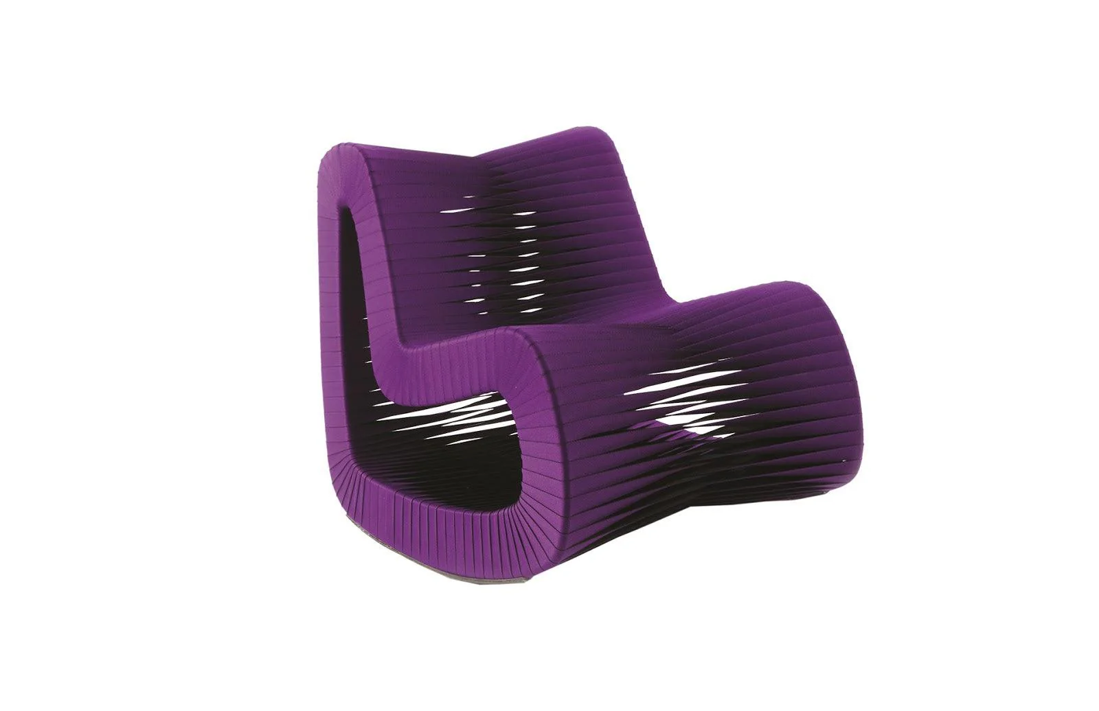Seat Belt Rocking Chair, Purple - Frankwebs