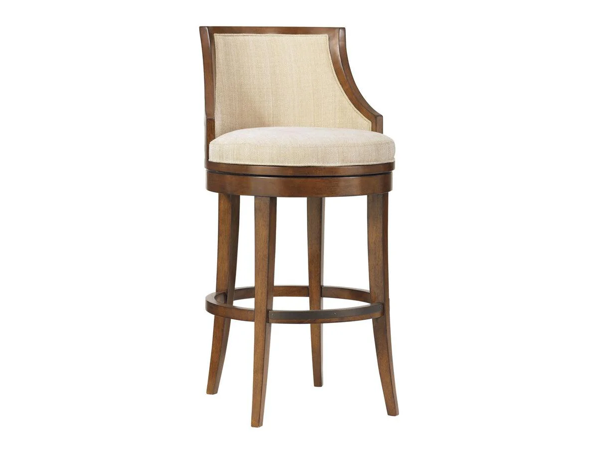 Ocean Club Cabana Swivel Bar Stool - Frankwebs
