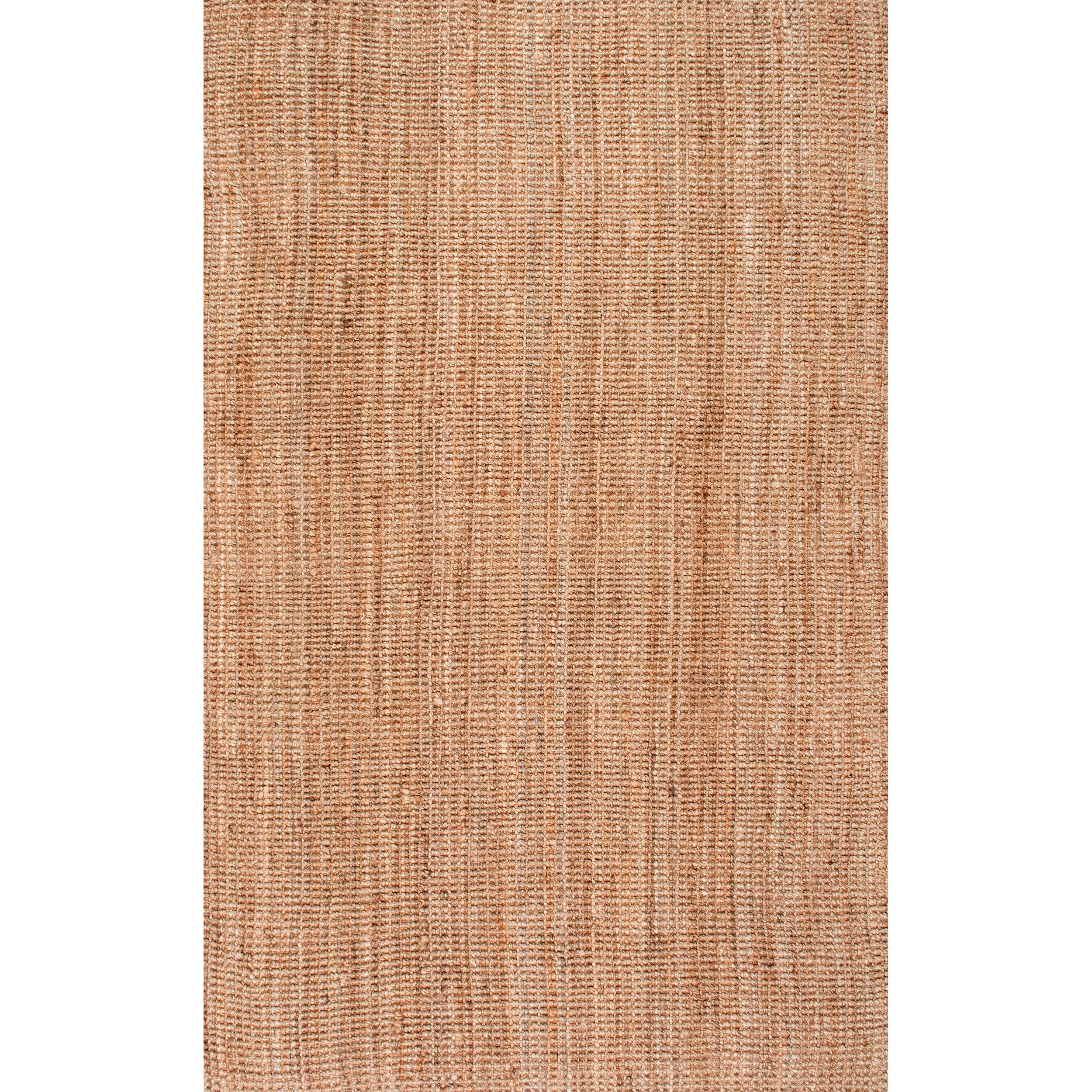 Ashli Solid Jute Area Rug - Frankwebs