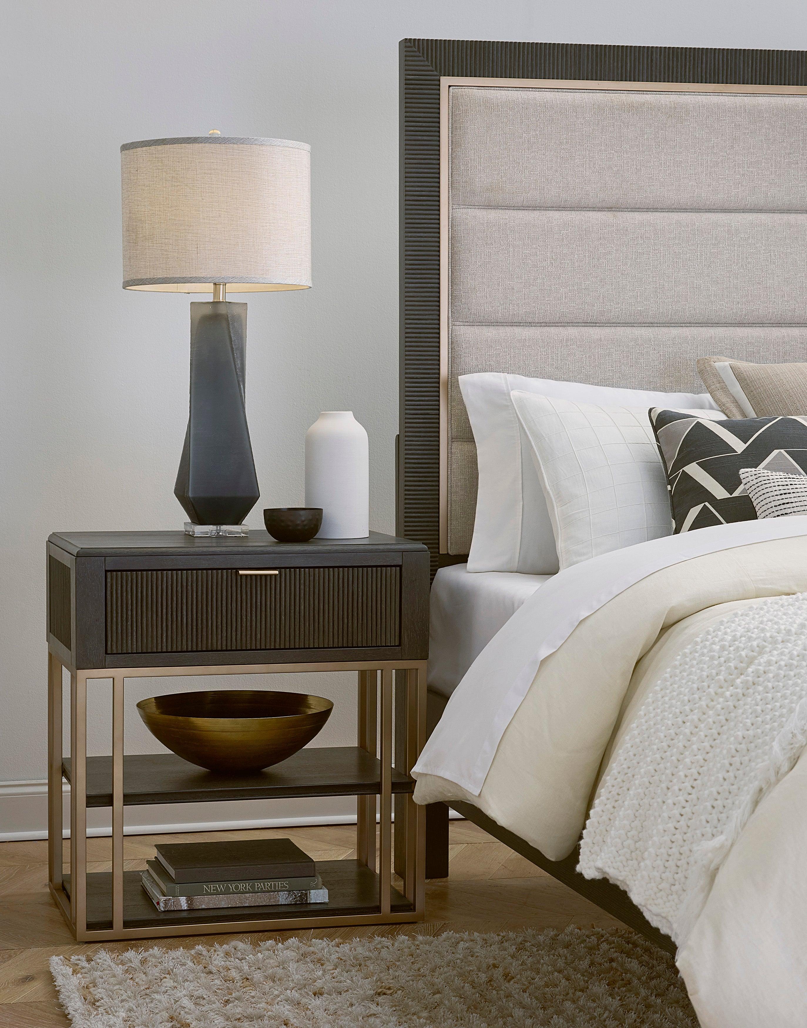 West End Loft Accent Nightstand with Storage Drawer - Frankwebs