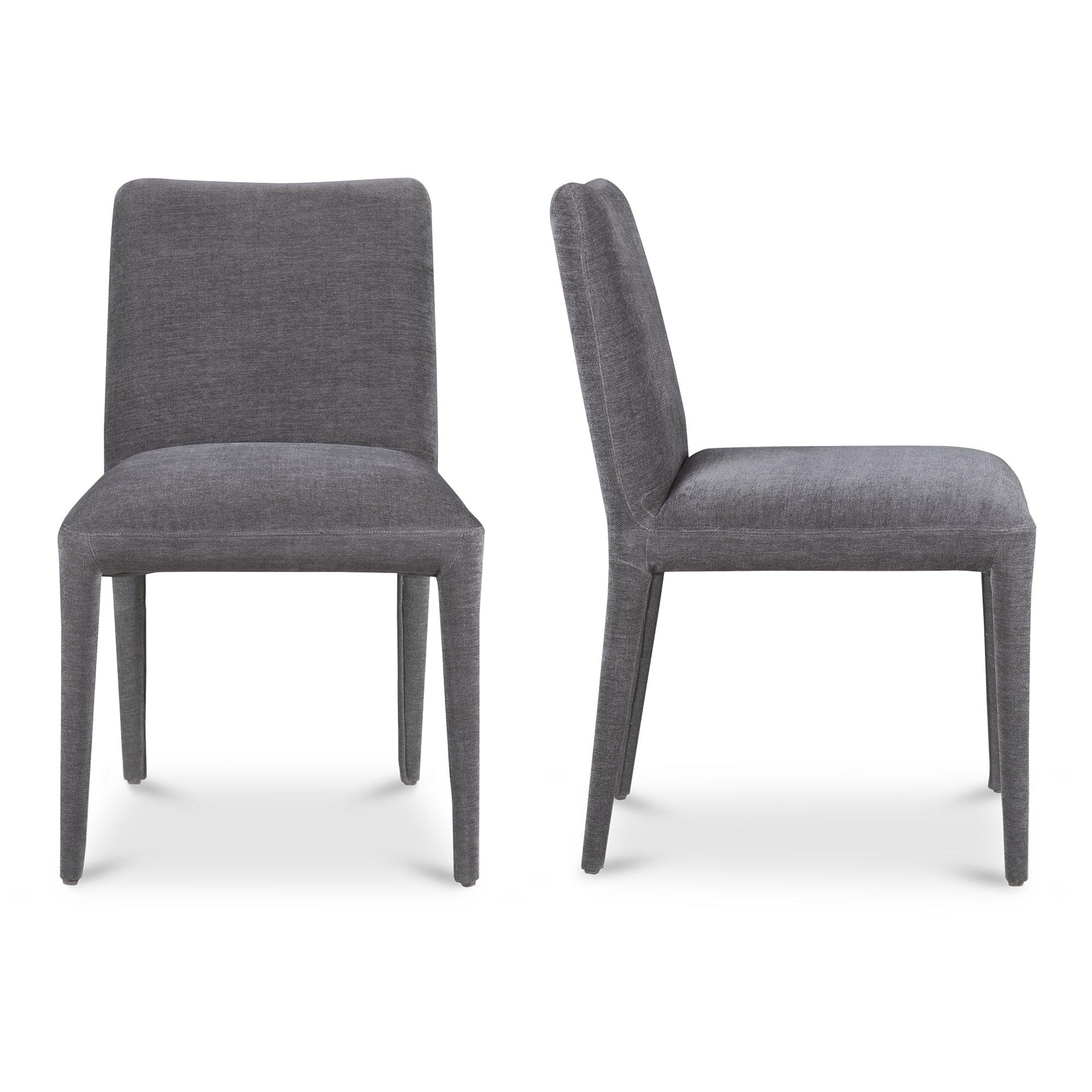 Calla Dining Chair Dark Grey - Set Of Two - Frankwebs