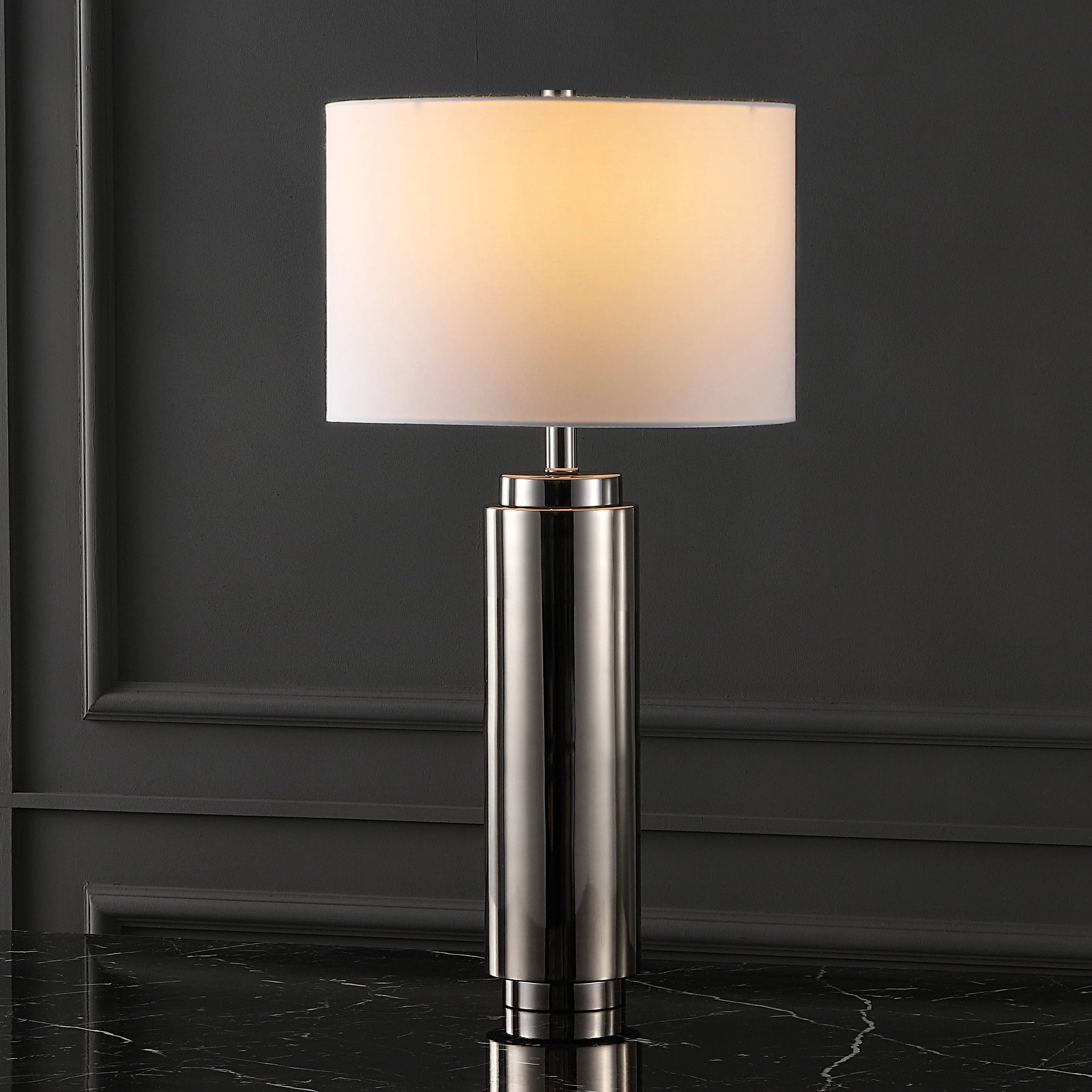 TERRY METAL PILLAR TABLE LAMP - Frankwebs