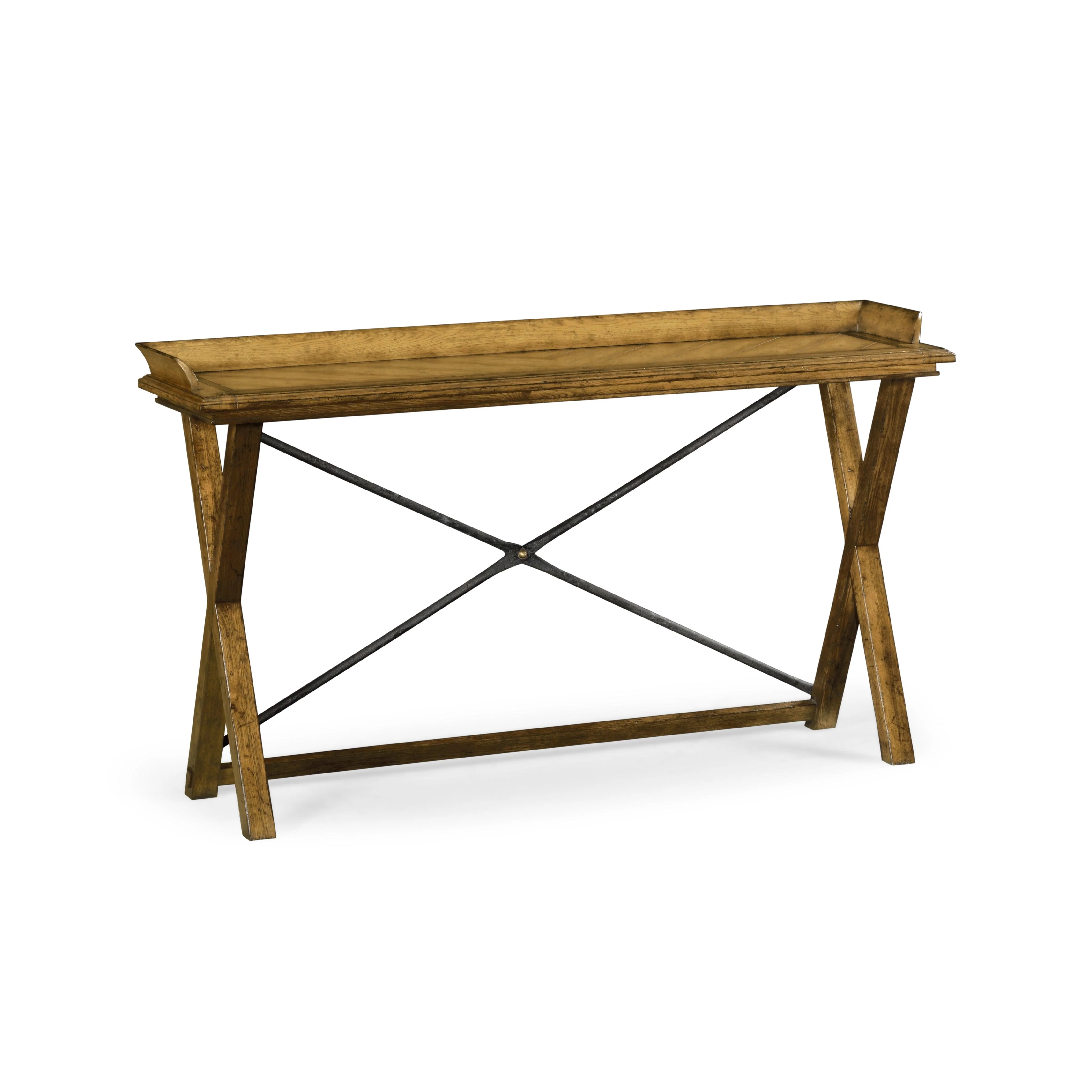 Sussex Light Brown Chestnut Console Table - Frankwebs