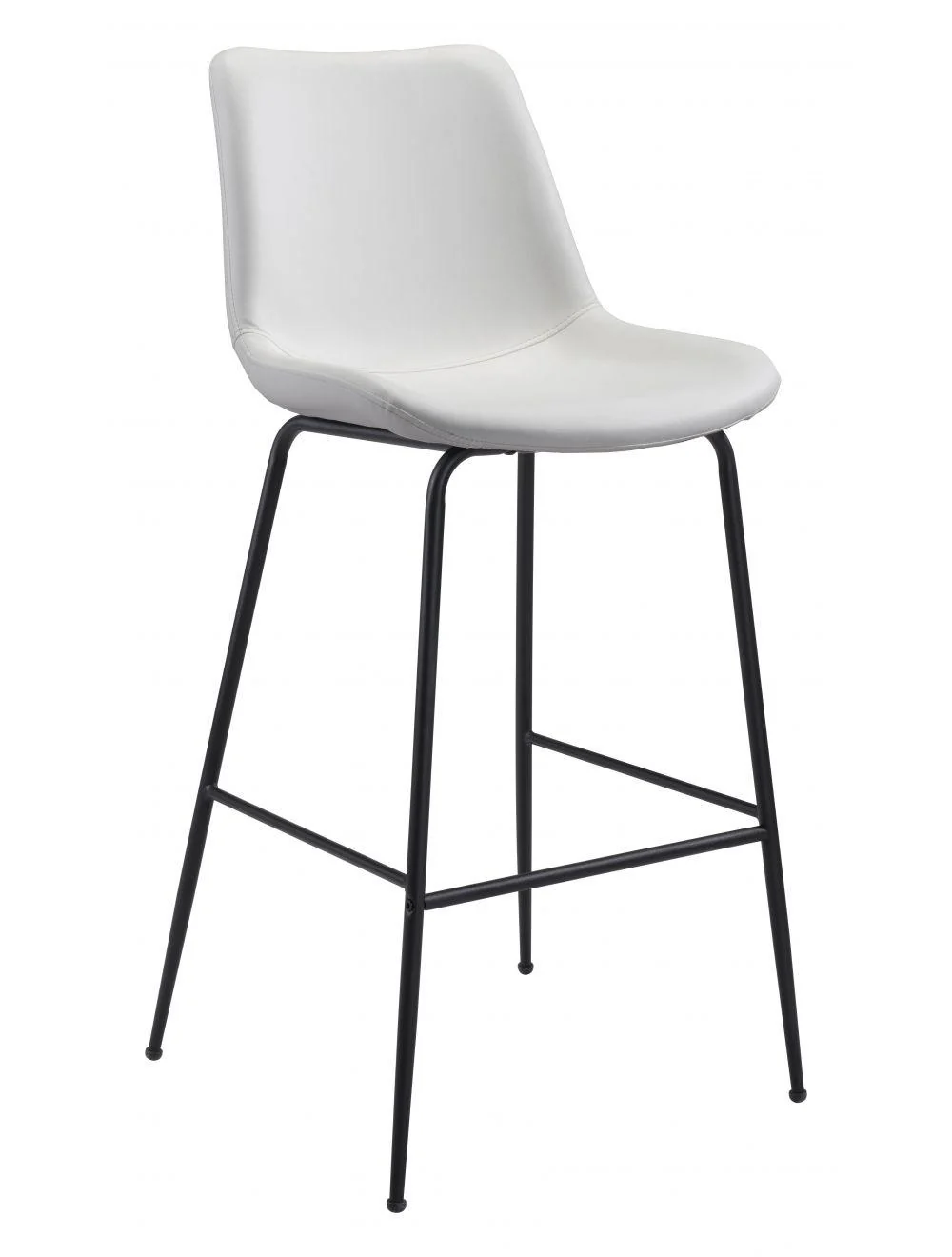 Byron Bar Chair White - Frankwebs