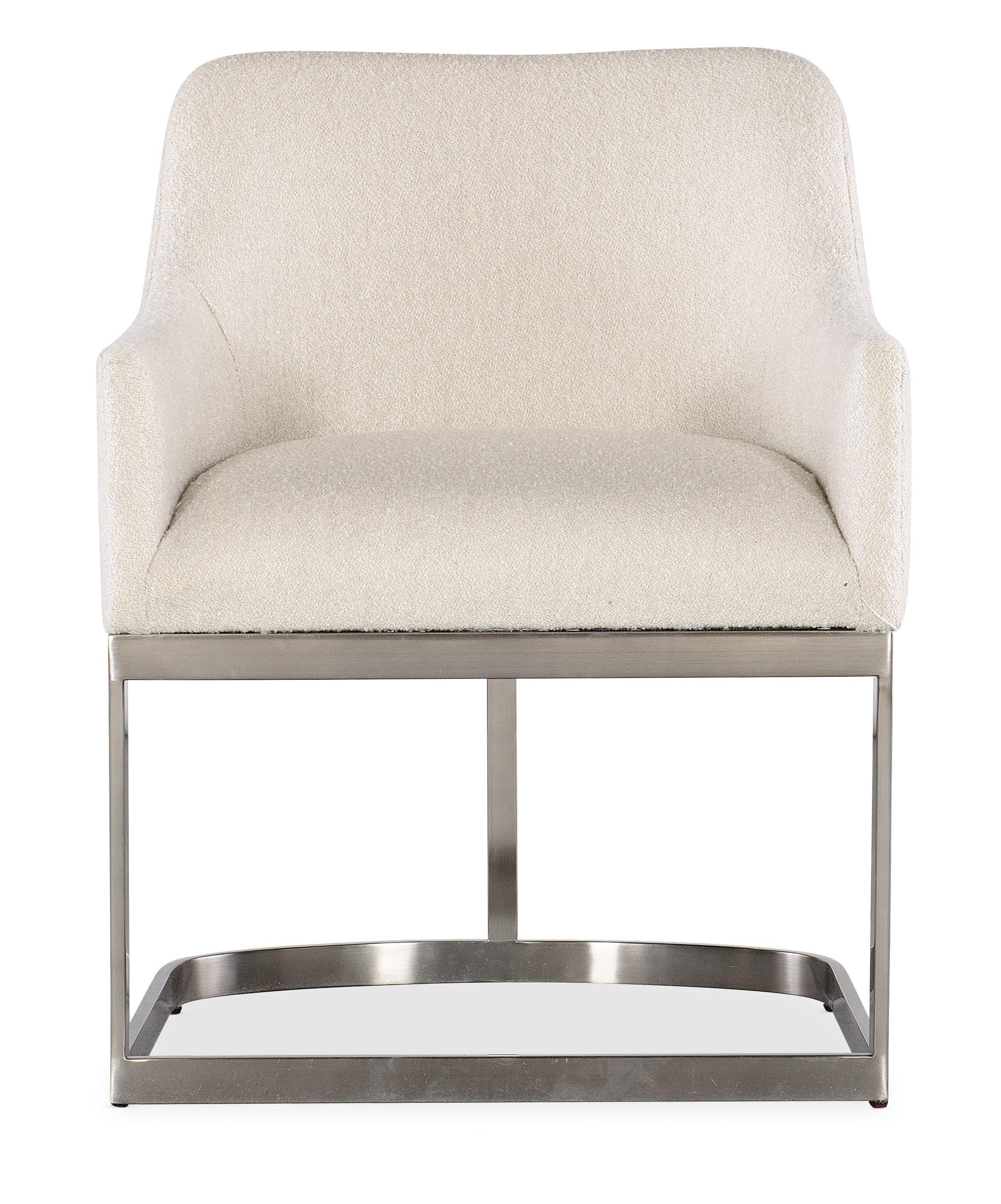 Modern Mood Upholstered Arm Chair w/Metal Base - Frankwebs