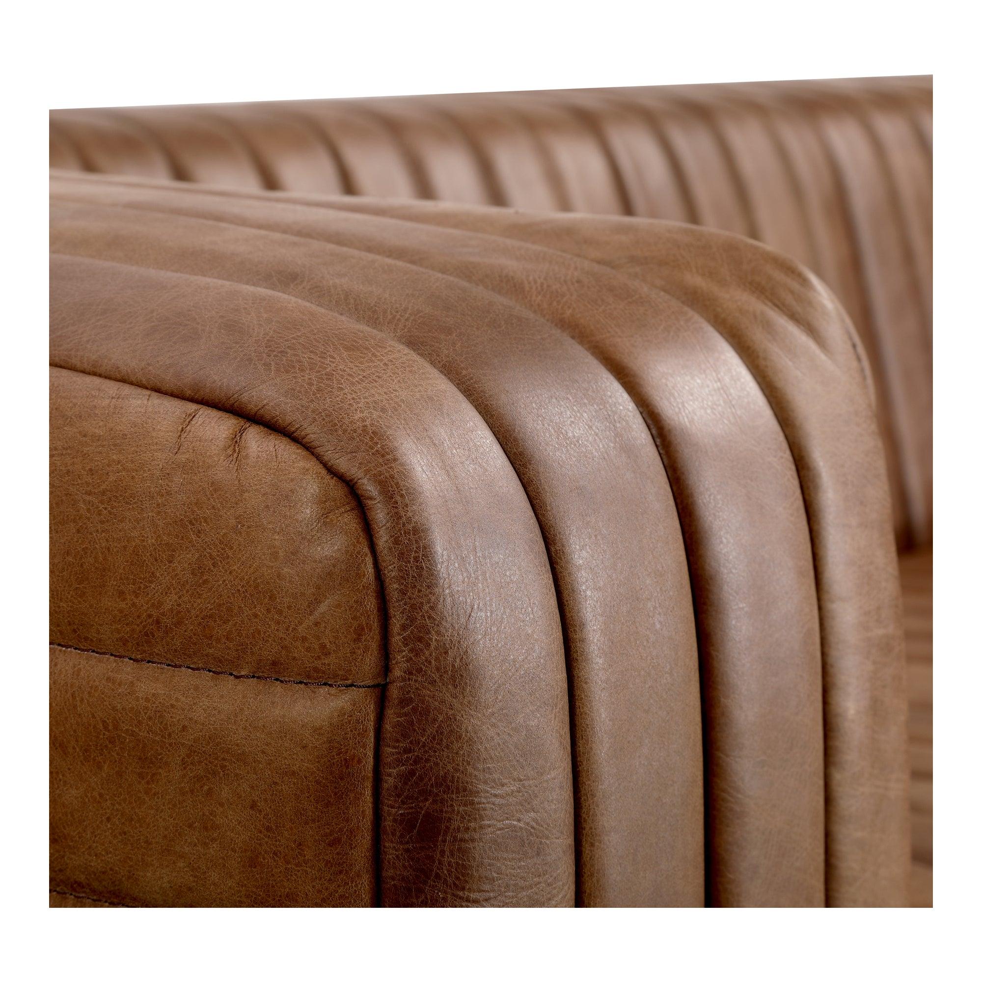 Castle Sofa Open Road Brown Leather - Frankwebs