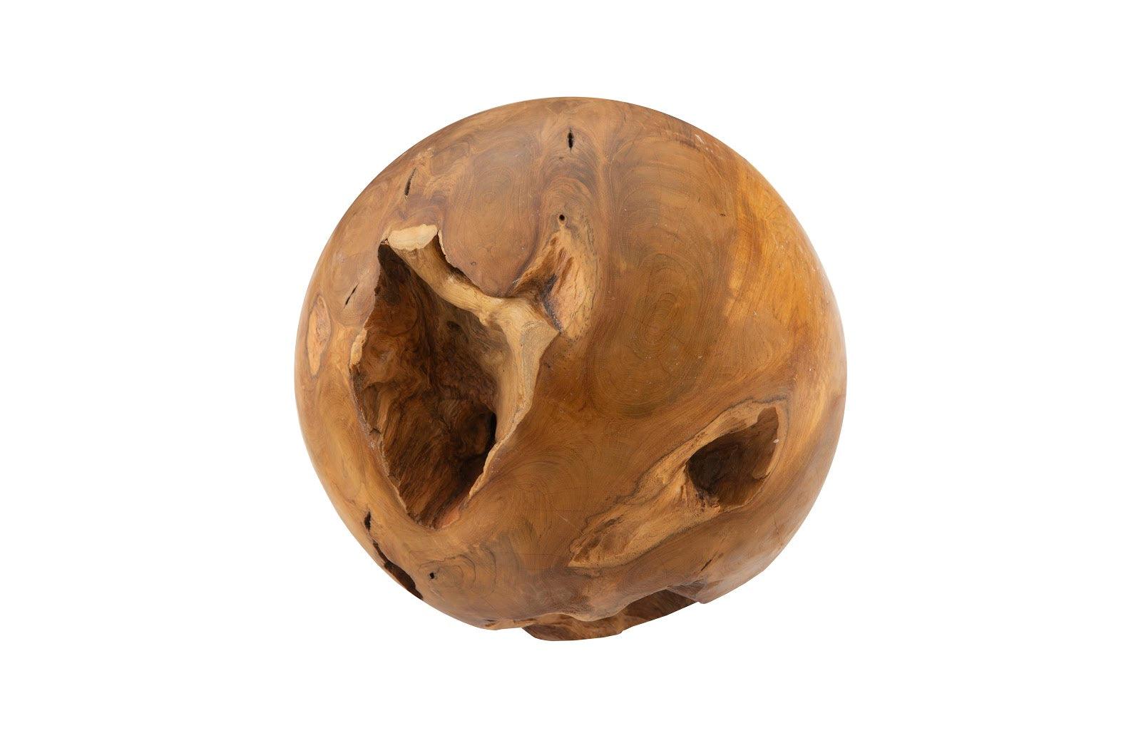 Teak Wood Ball, Small - Frankwebs