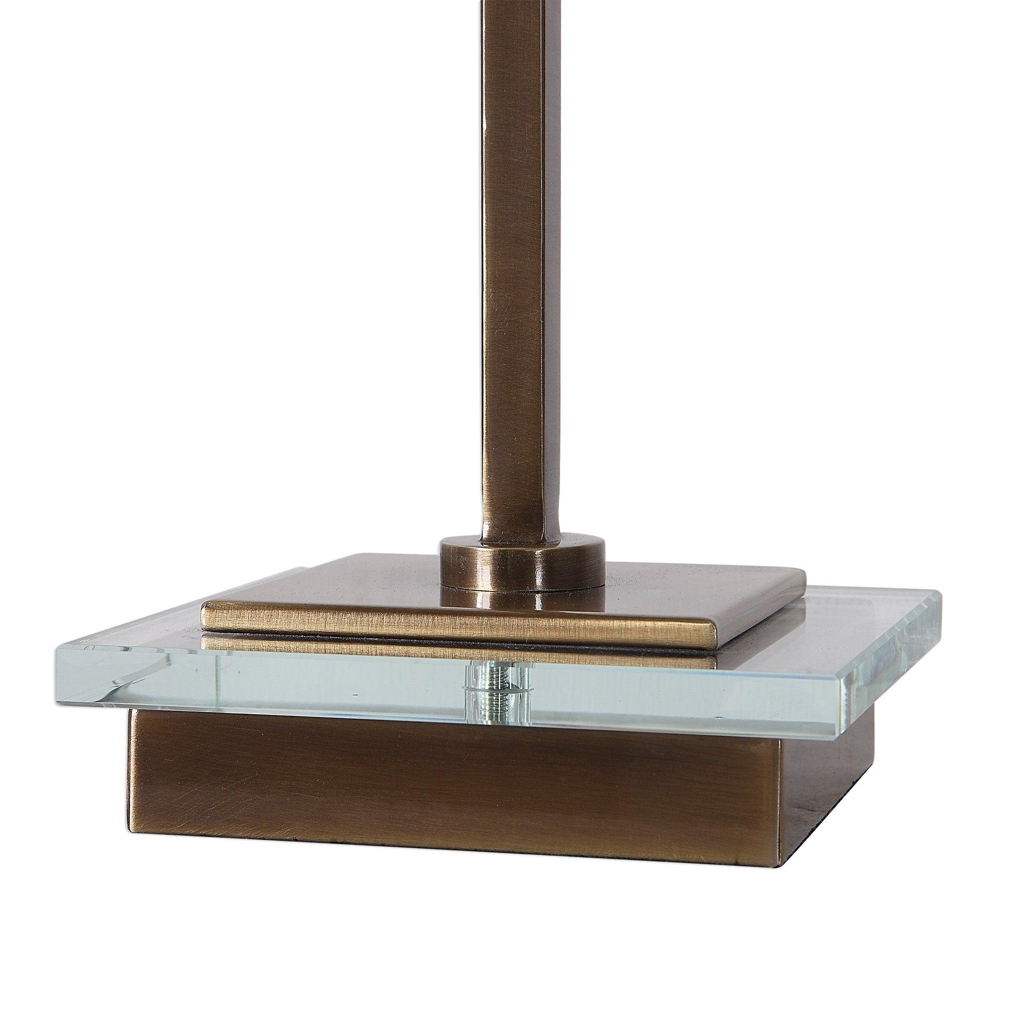 VOLANTE ANTIQUE BRASS TABLE LAMP - Frankwebs