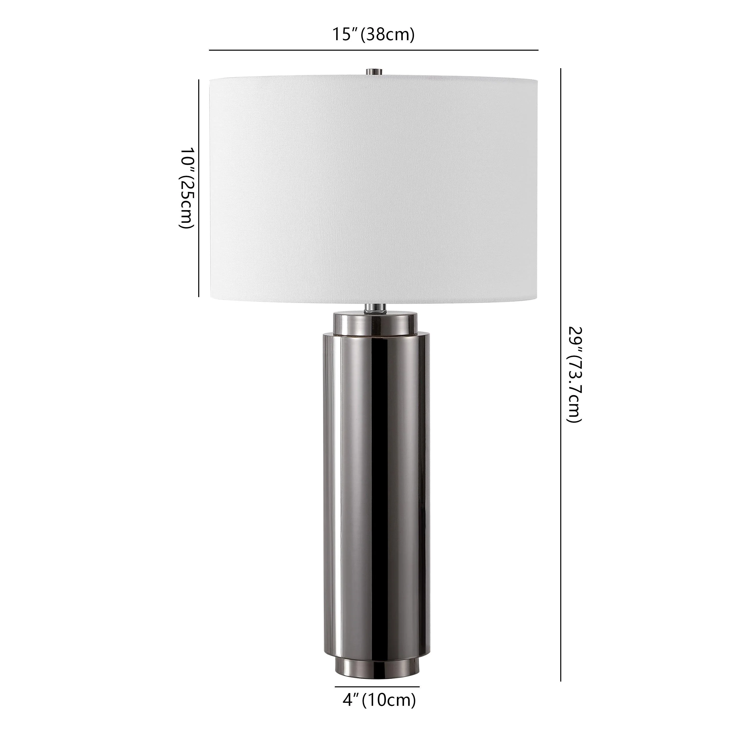 TERRY METAL PILLAR TABLE LAMP - Frankwebs