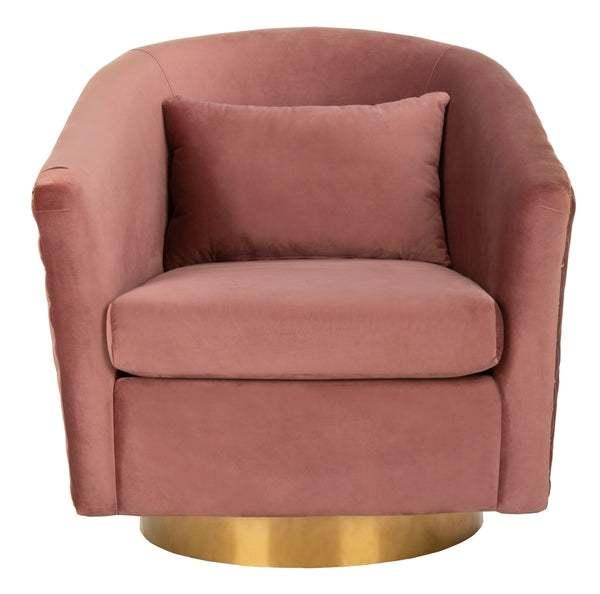 CLARA QUILTED SWIVEL TUB CHAIR - Frankwebs