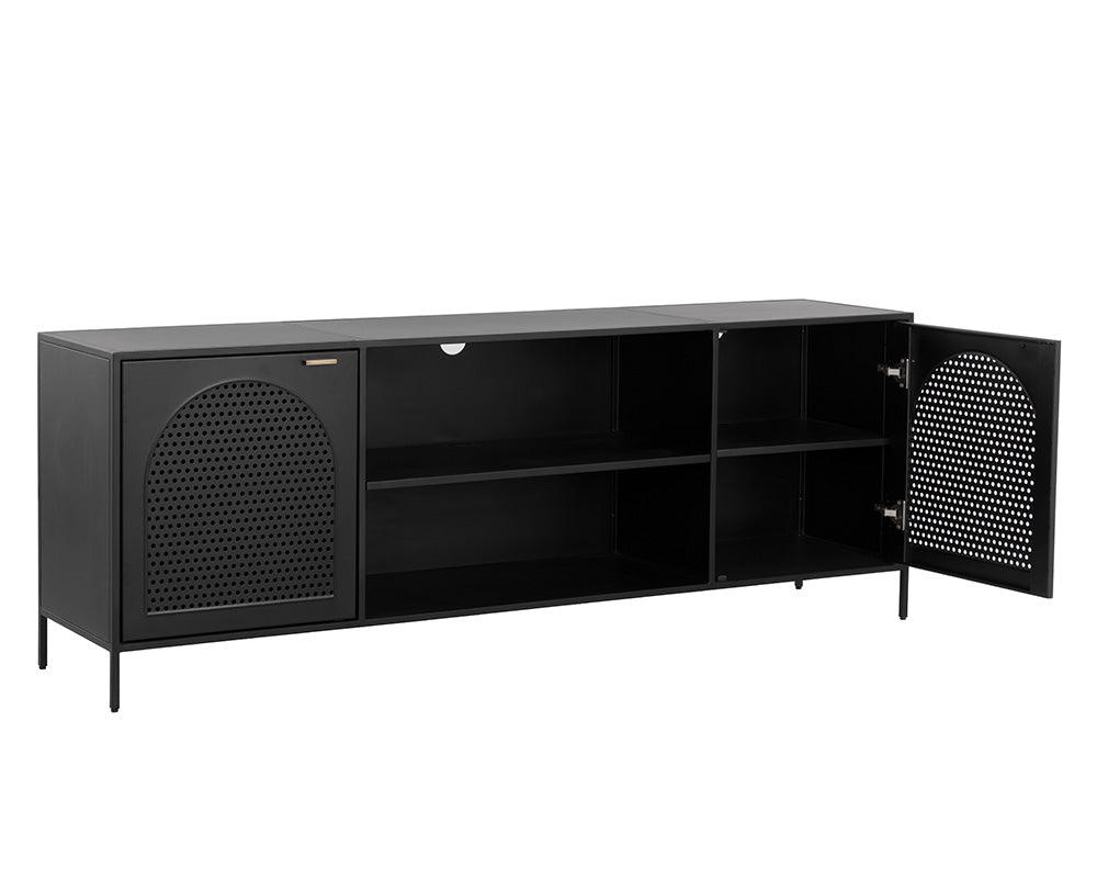 Aziza Media Console And Cabinet - Frankwebs