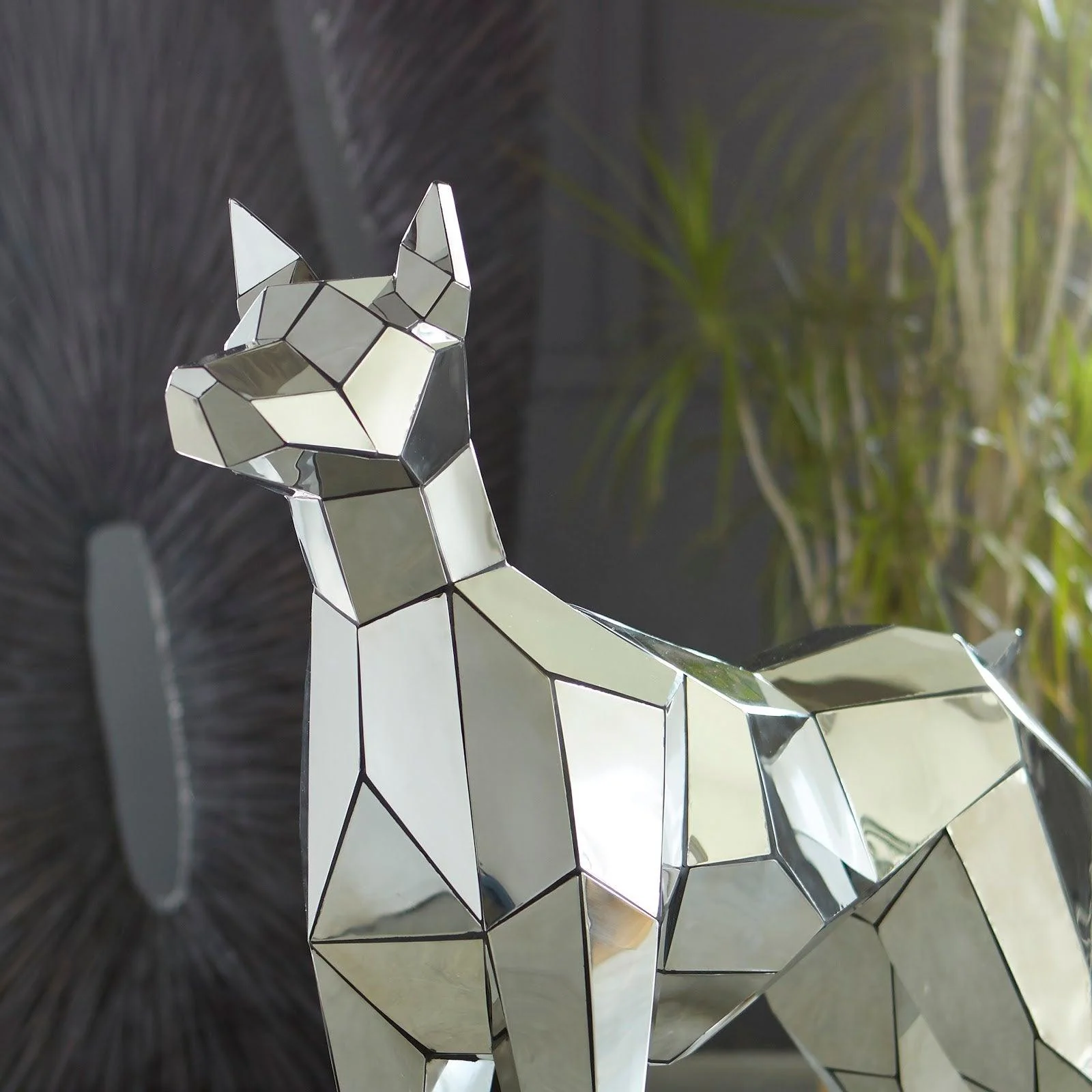 Crazy Cut Dog, Stainless Steel, Silver - Frankwebs