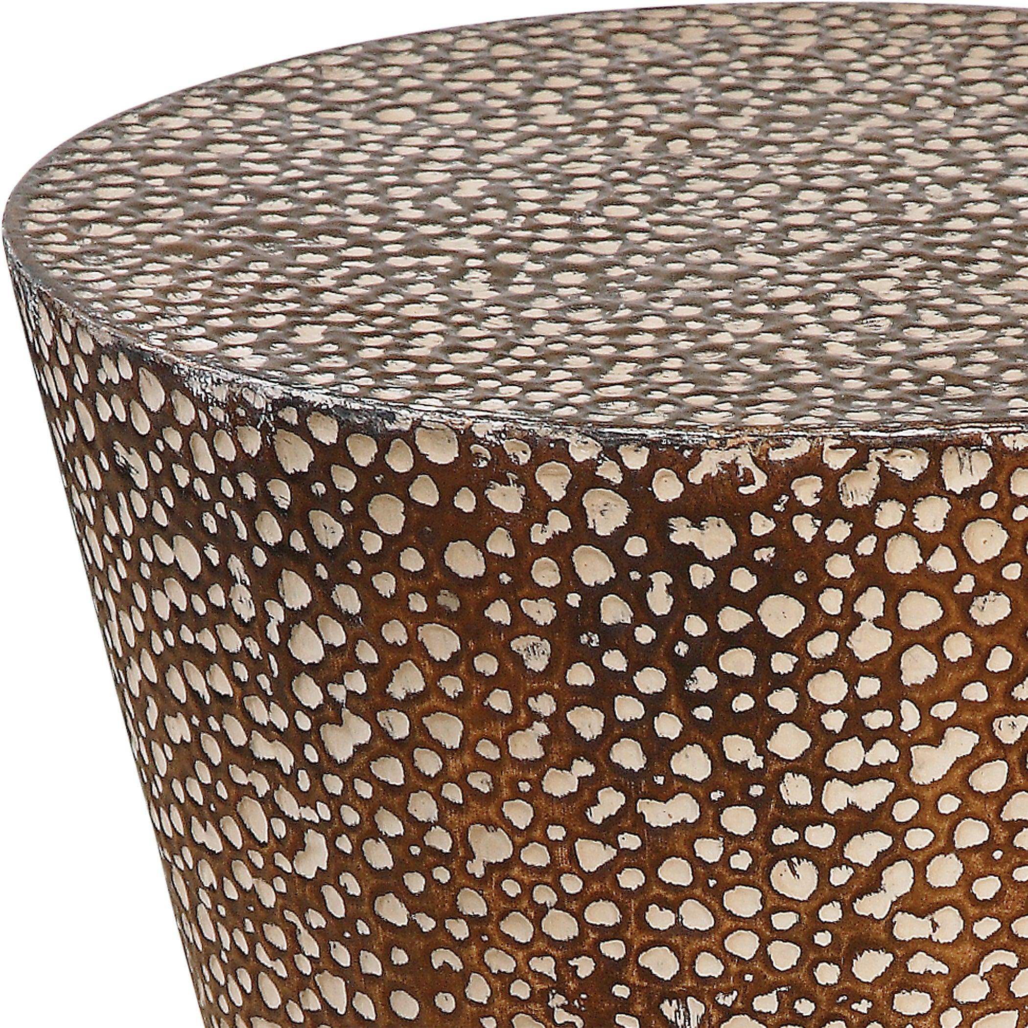 CUTLER DRUM SHAPED ACCENT TABLE - Frankwebs