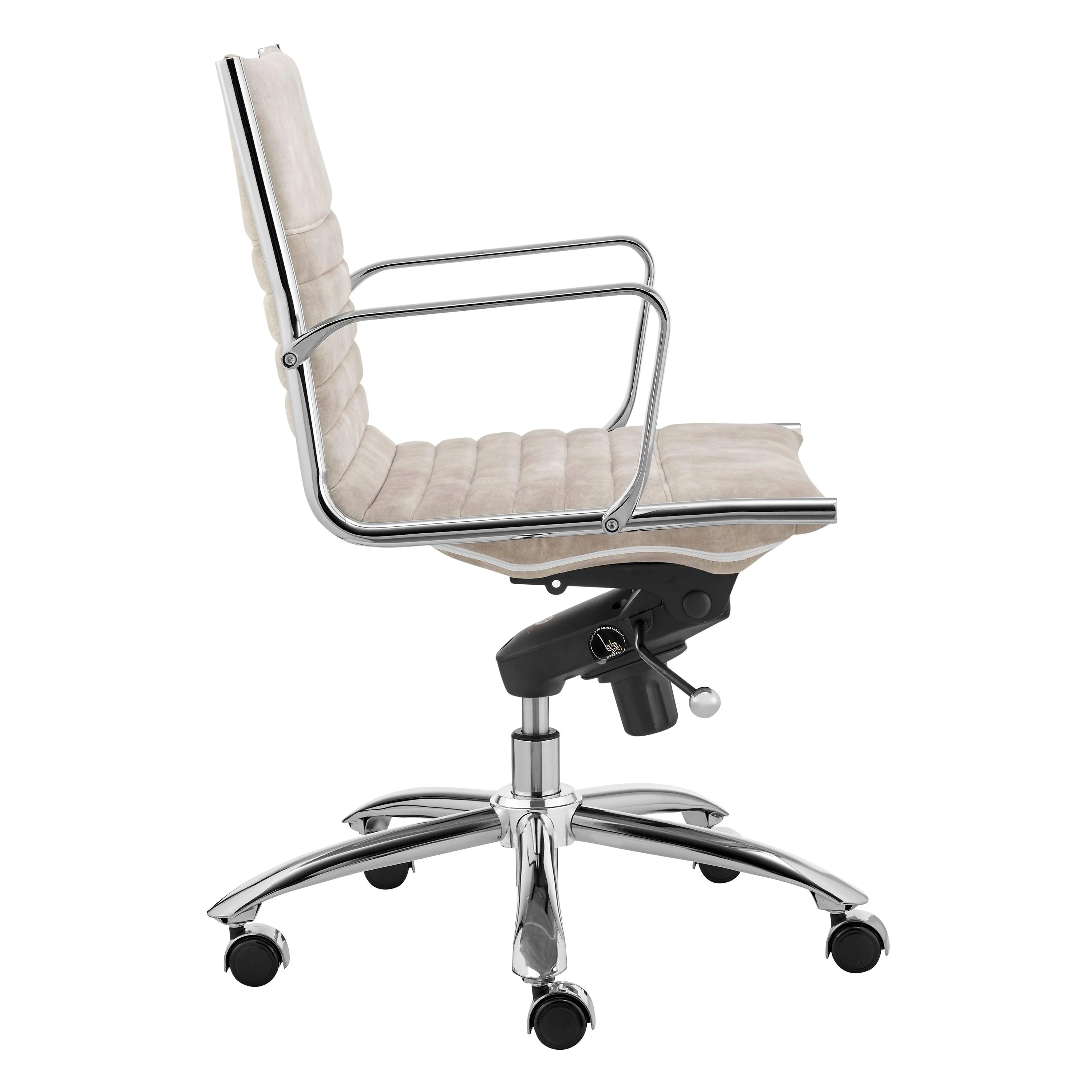 Dirk Low Back Office Chair  Velvet - Frankwebs
