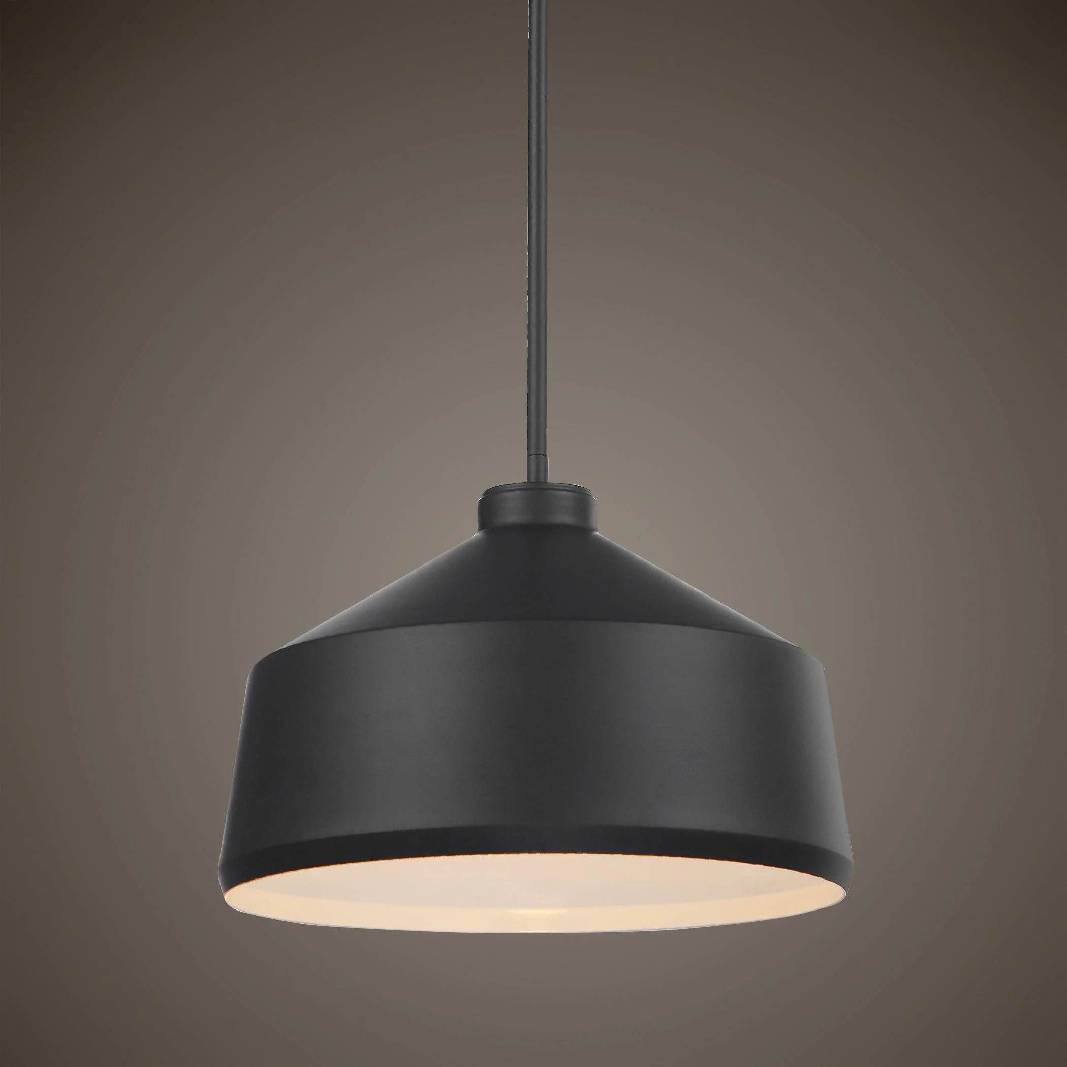 HOLGATE 1 LIGHT BLACK PENDANT - Frankwebs