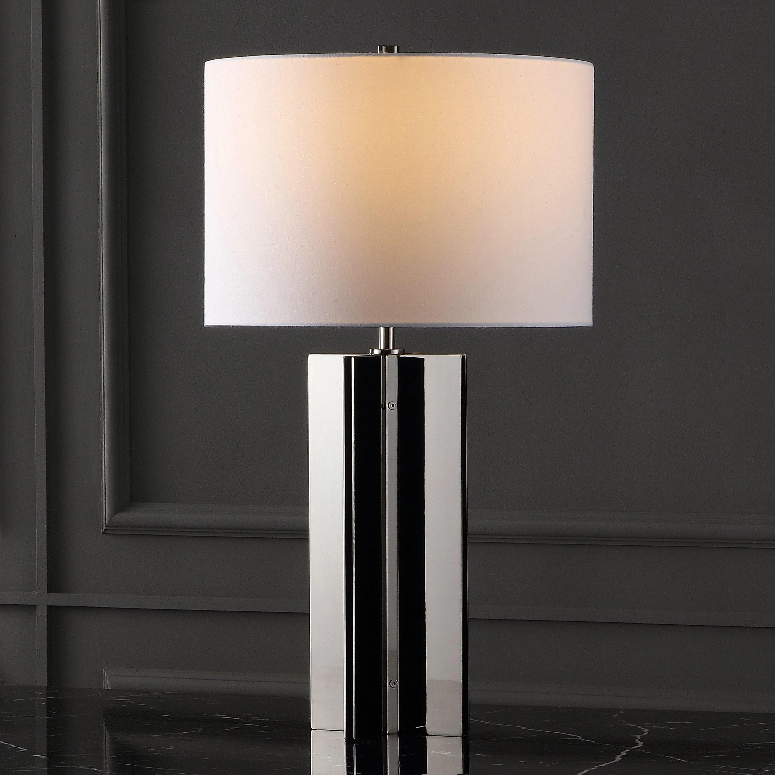 ROLLINS SQUARE METAL TABLE LAMP - Frankwebs