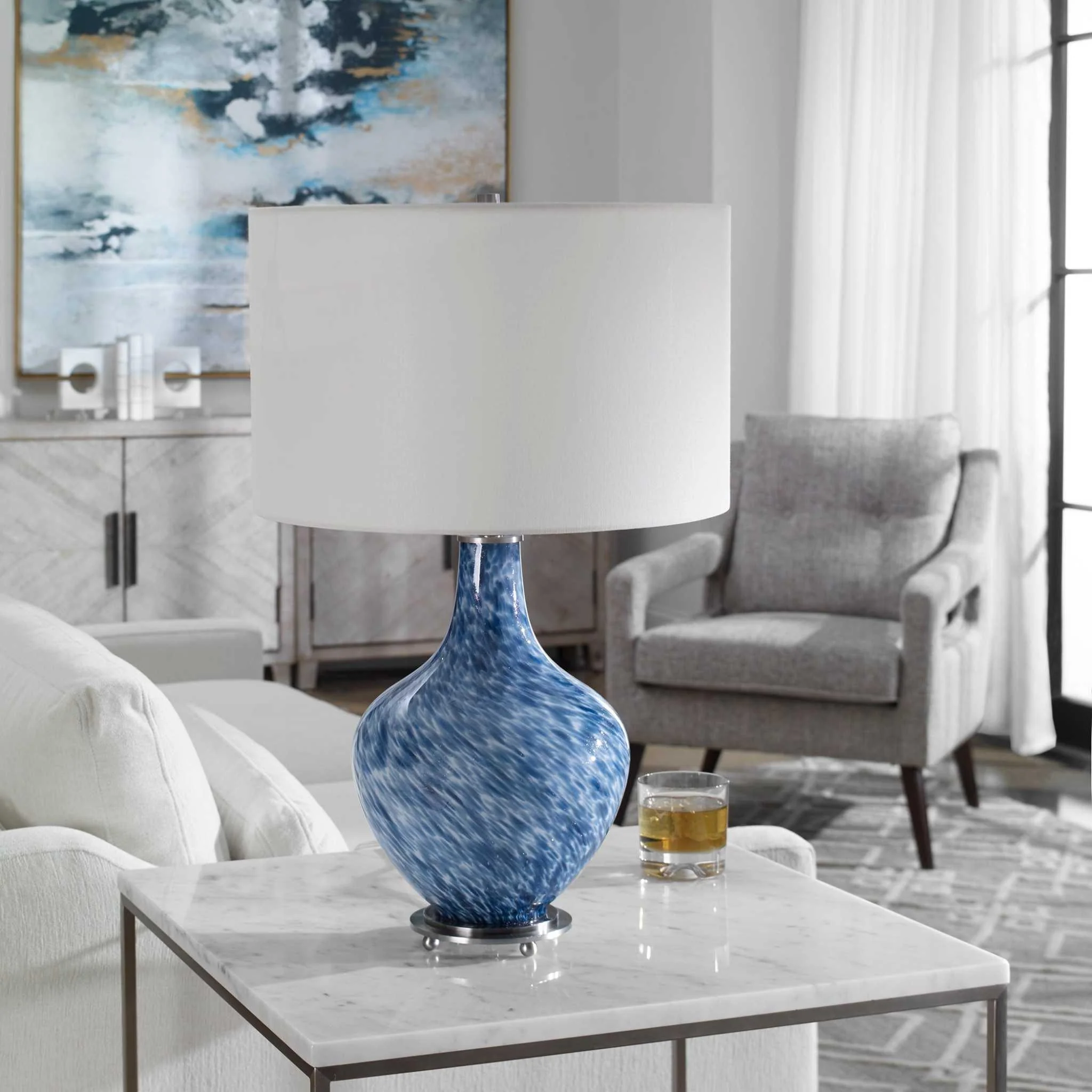 COVE COBALT BLUE TABLE LAMP - Frankwebs