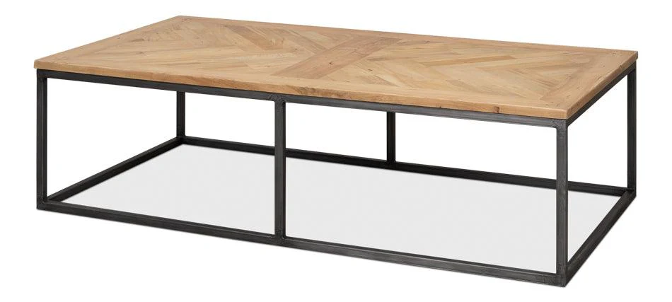 Cascade Cocktail Table - Driftwood Finish - Frankwebs