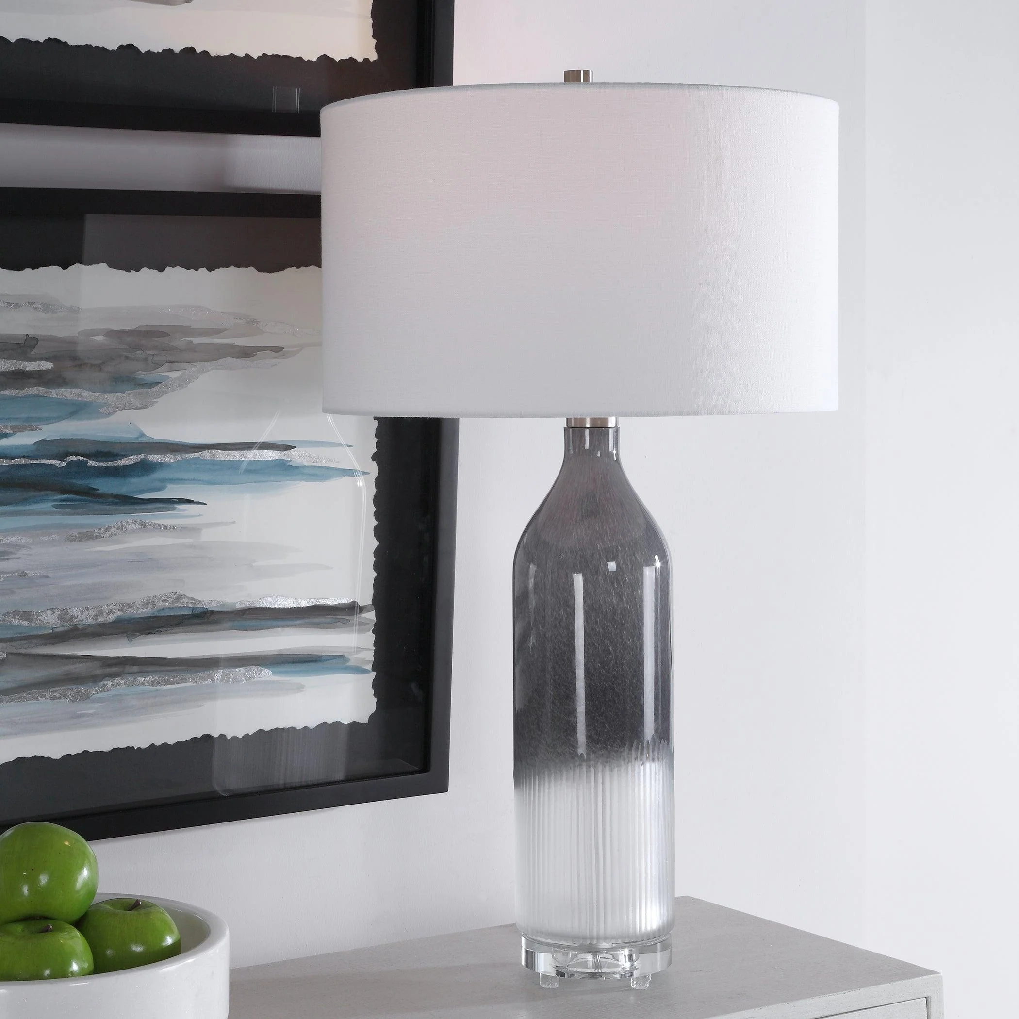 NATASHA ART GLASS TABLE LAMP - Frankwebs