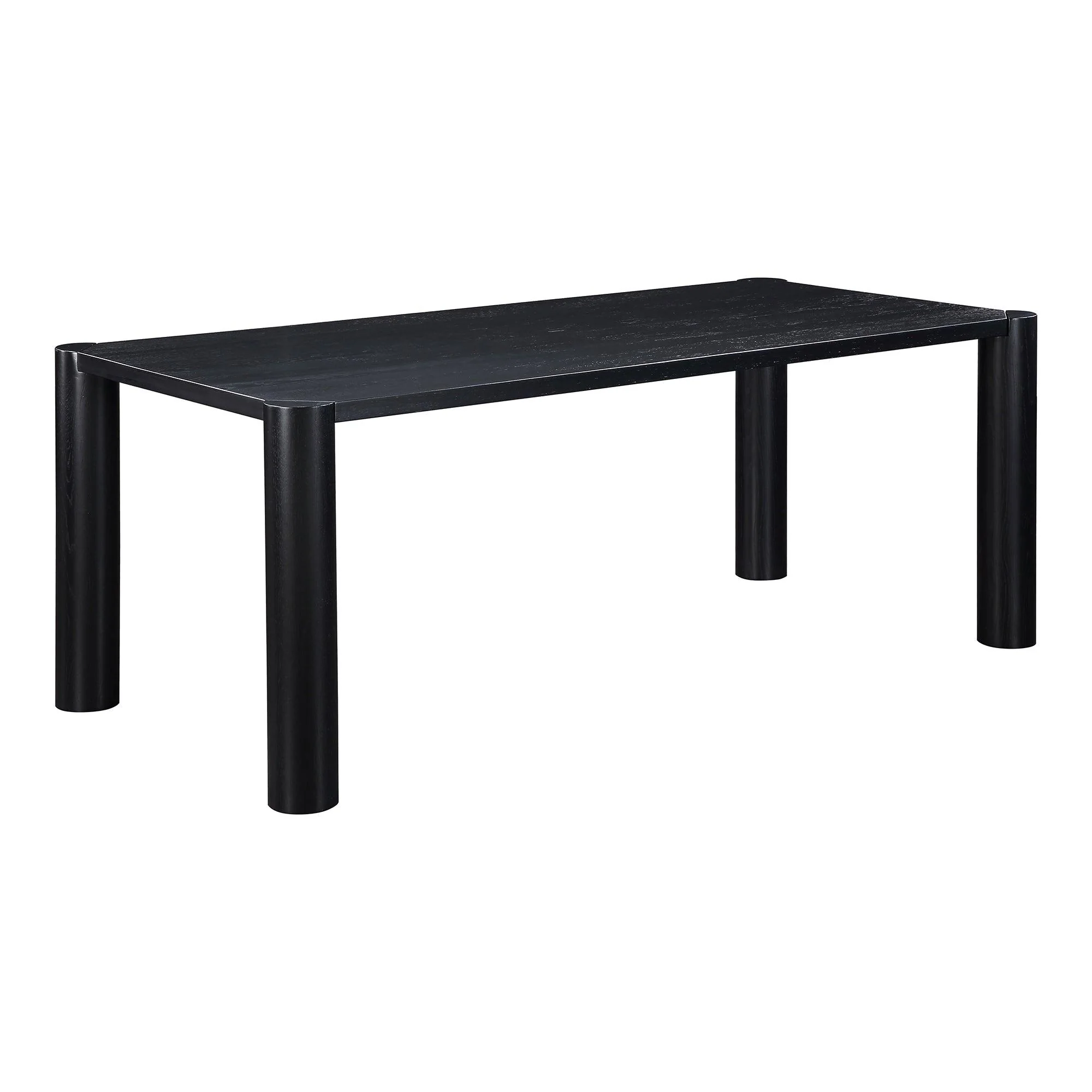 Post Dining Table Oak Black - Frankwebs
