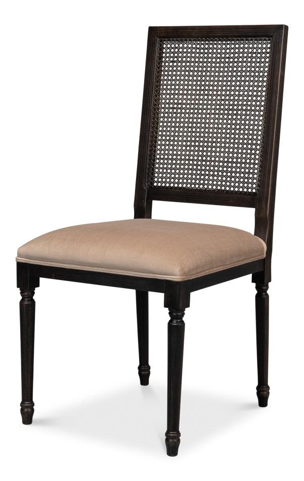 Cane Back Side Chair - Nero - Toffee - Set of 2 - Frankwebs