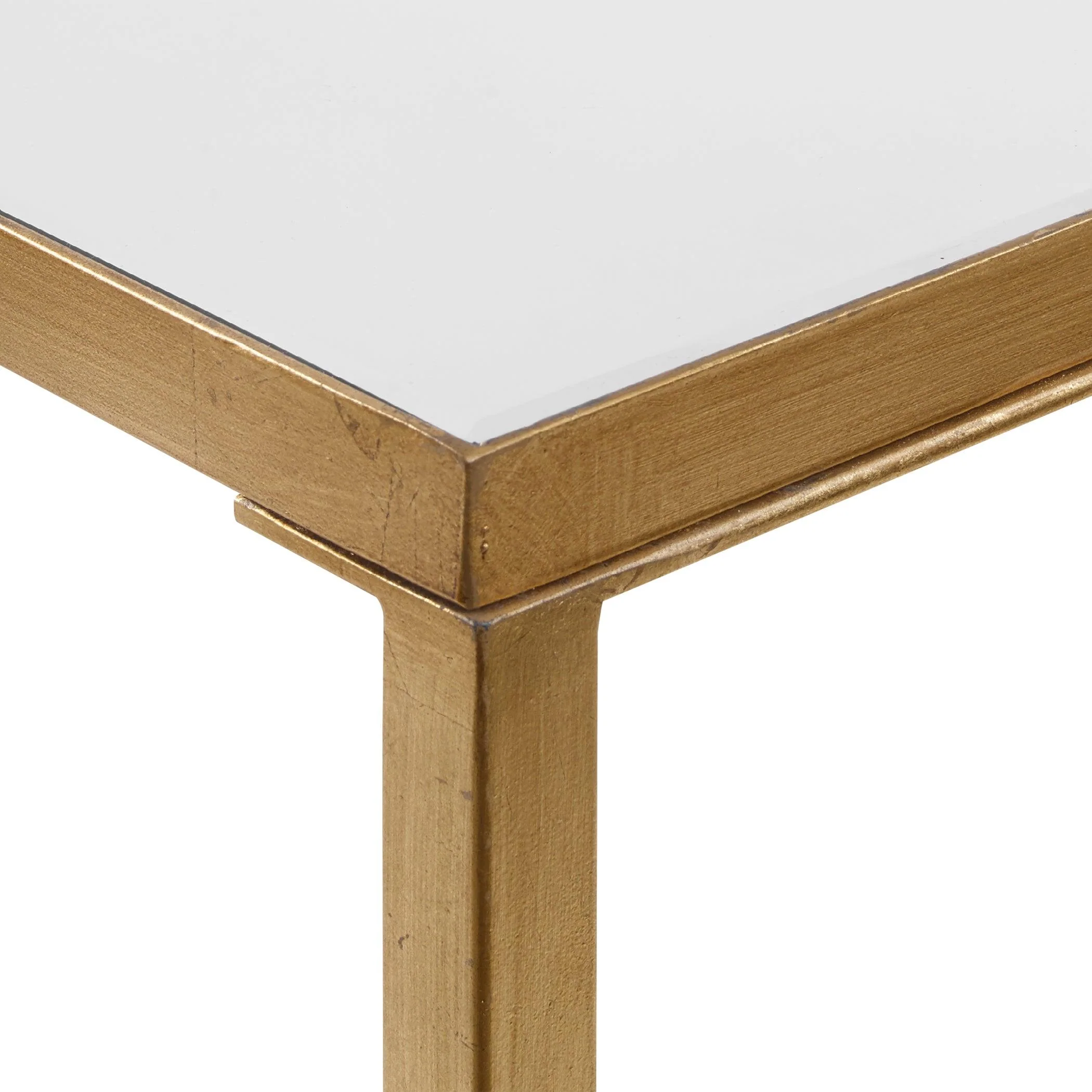HAYLEY GOLD CONSOLE TABLE - Frankwebs
