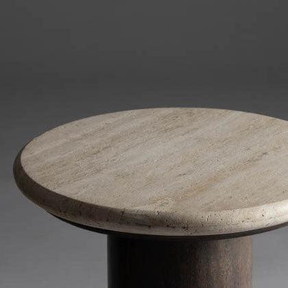 JENNAMIRA TRAVERTINE TOP ACCENT TABLE - Frankwebs