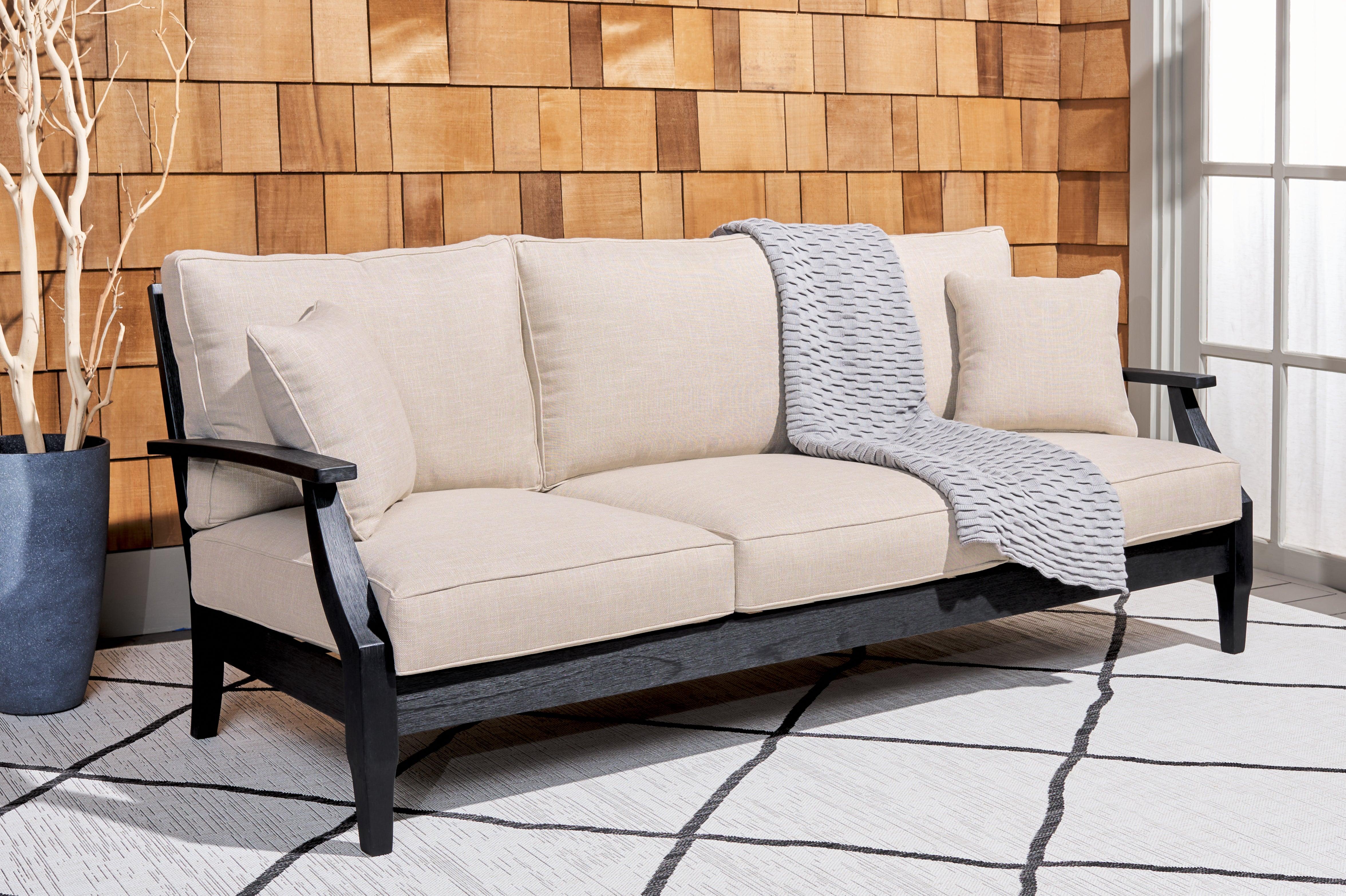 MARTINIQUE WOOD PATIO SOFA - Frankwebs