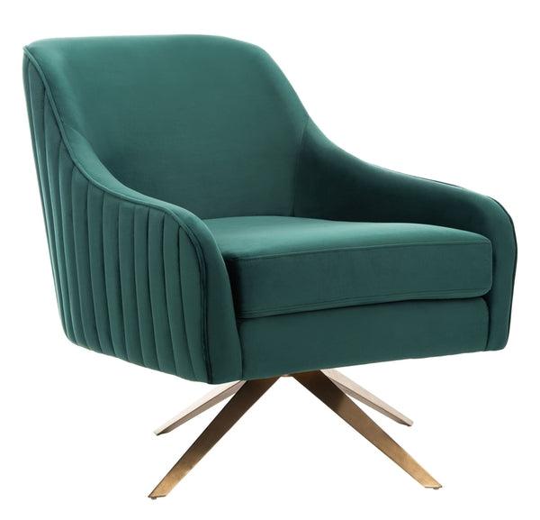 LEYLA SWIVEL VELVET CHAIR - Frankwebs