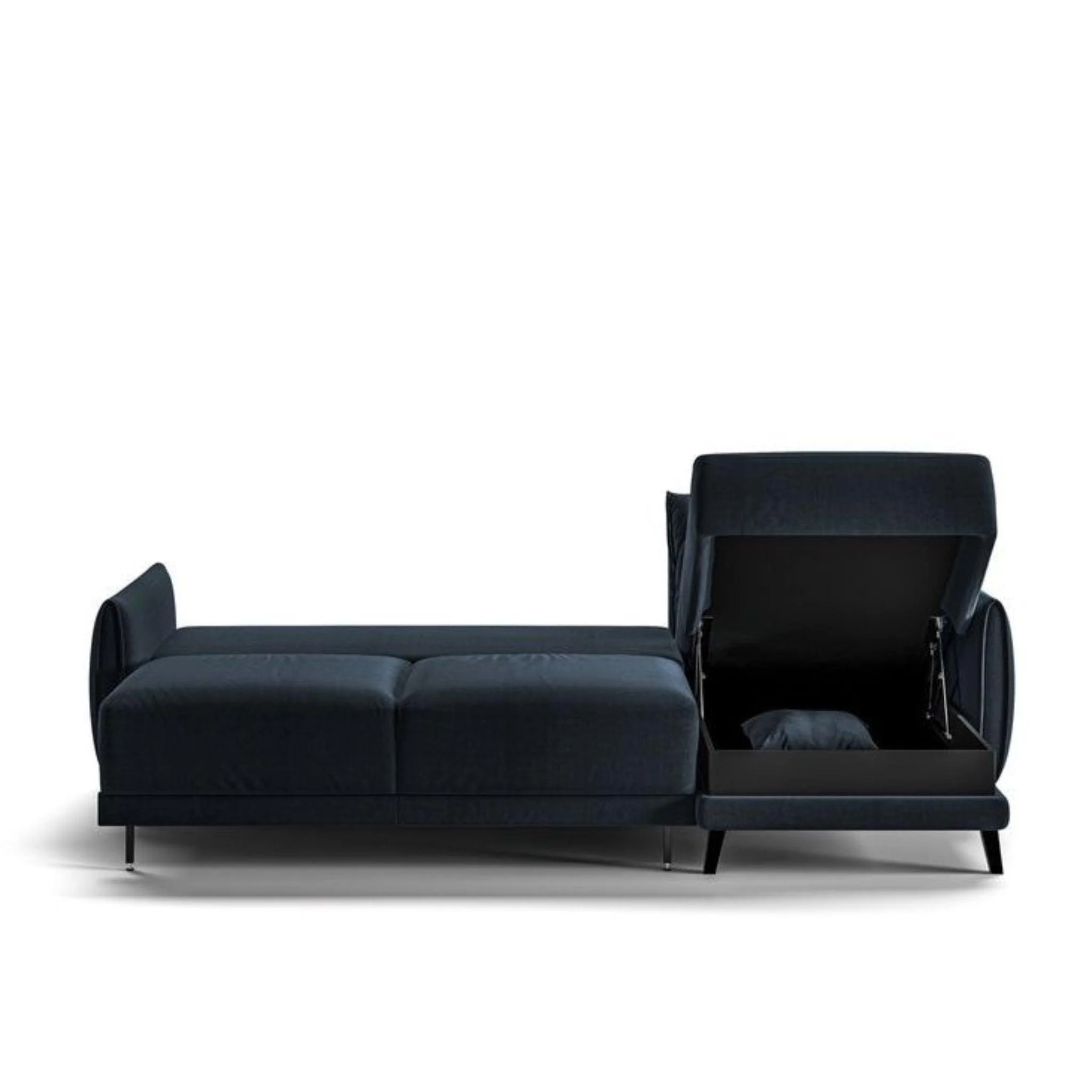 Dolphin Full XL Sleeper Sectional (Reversible Chaise) - Frankwebs