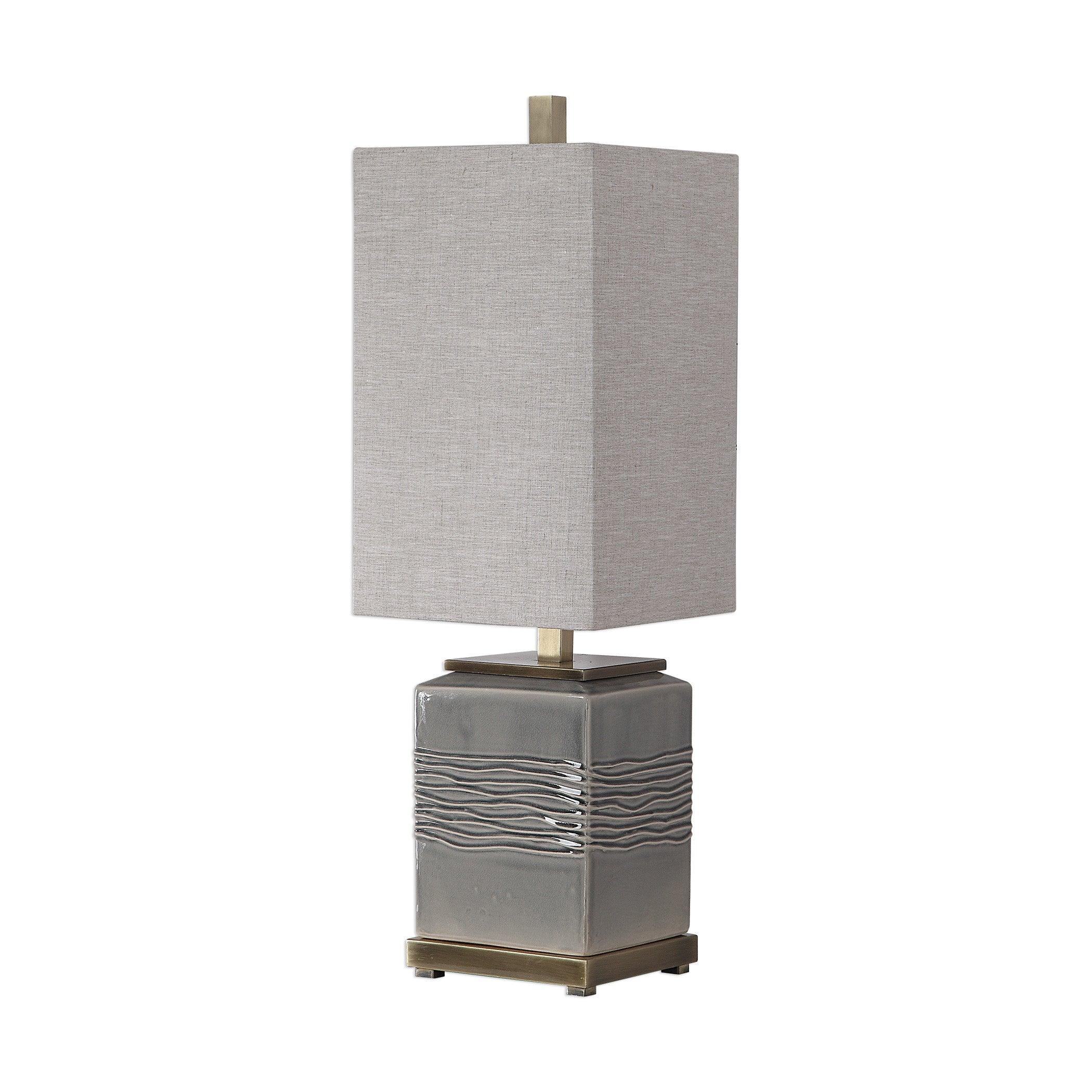 Covey Gray Glaze Buffet Lamp - Frankwebs