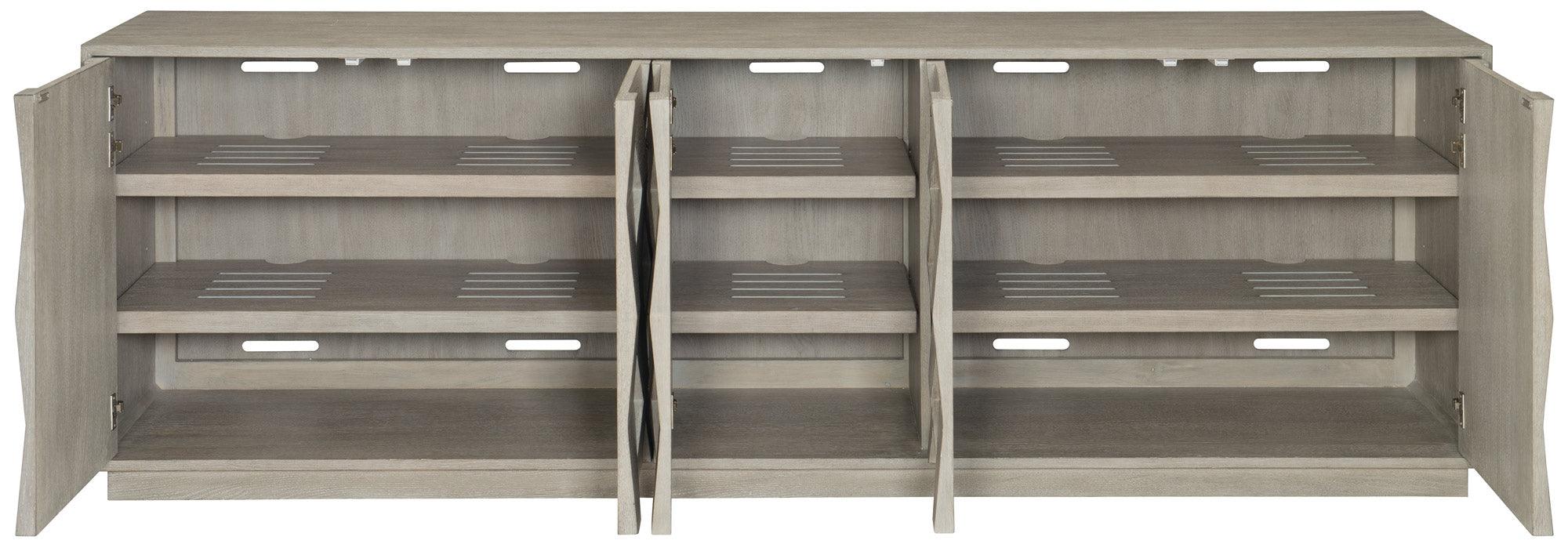 LINEA ENTERTAINMENT CREDENZA GRAY - Frankwebs