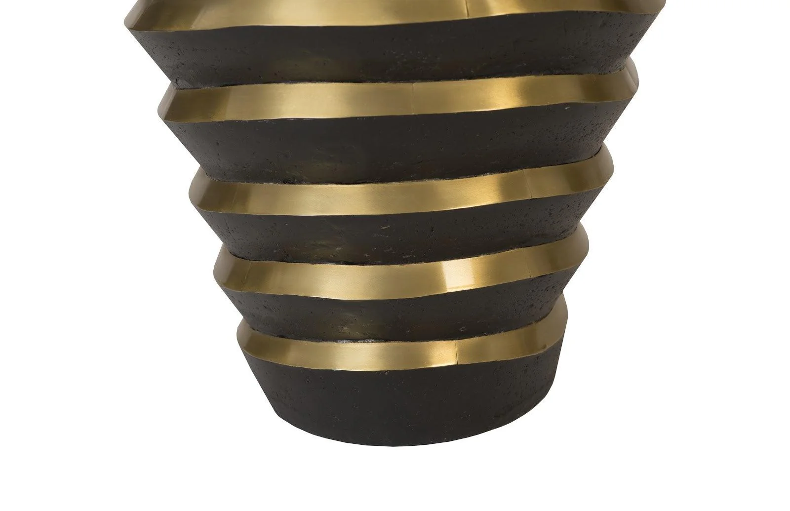 Terra Planter, Black, Brass - Frankwebs