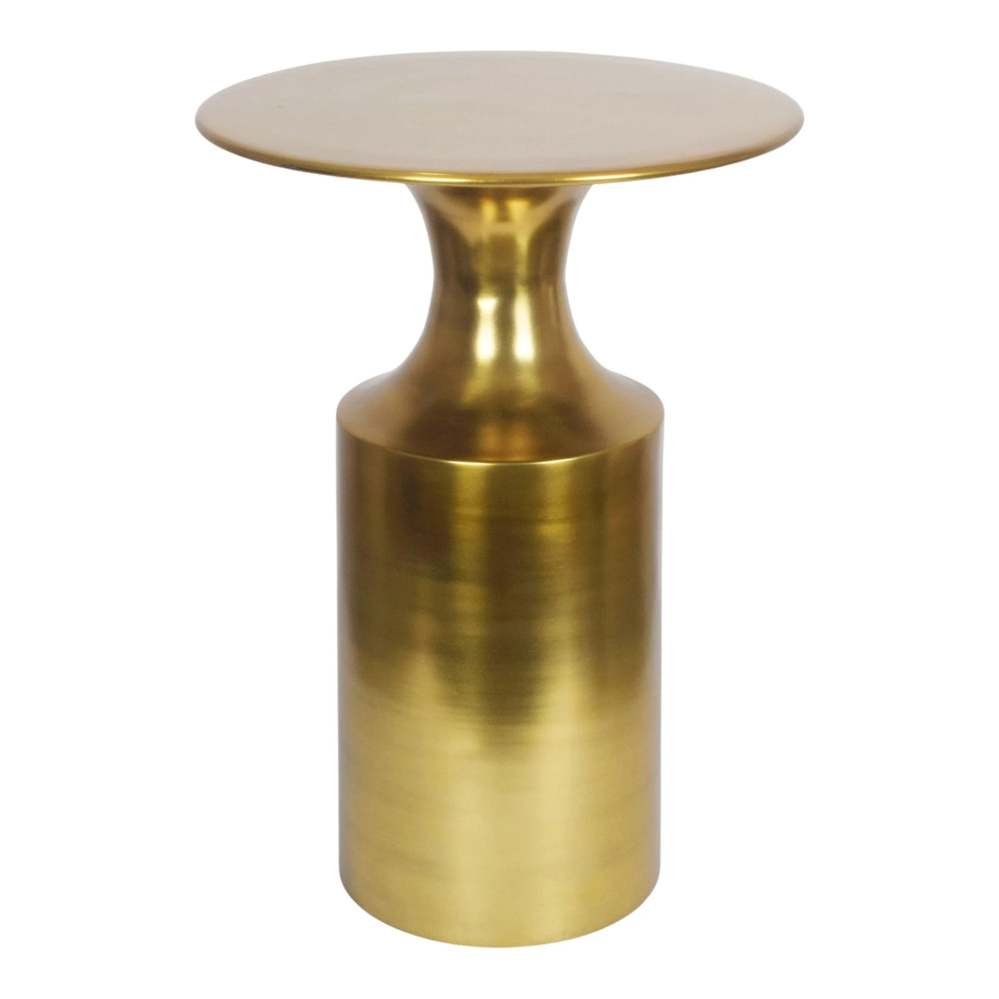 Rassa Polished Gold Accent Table - Frankwebs