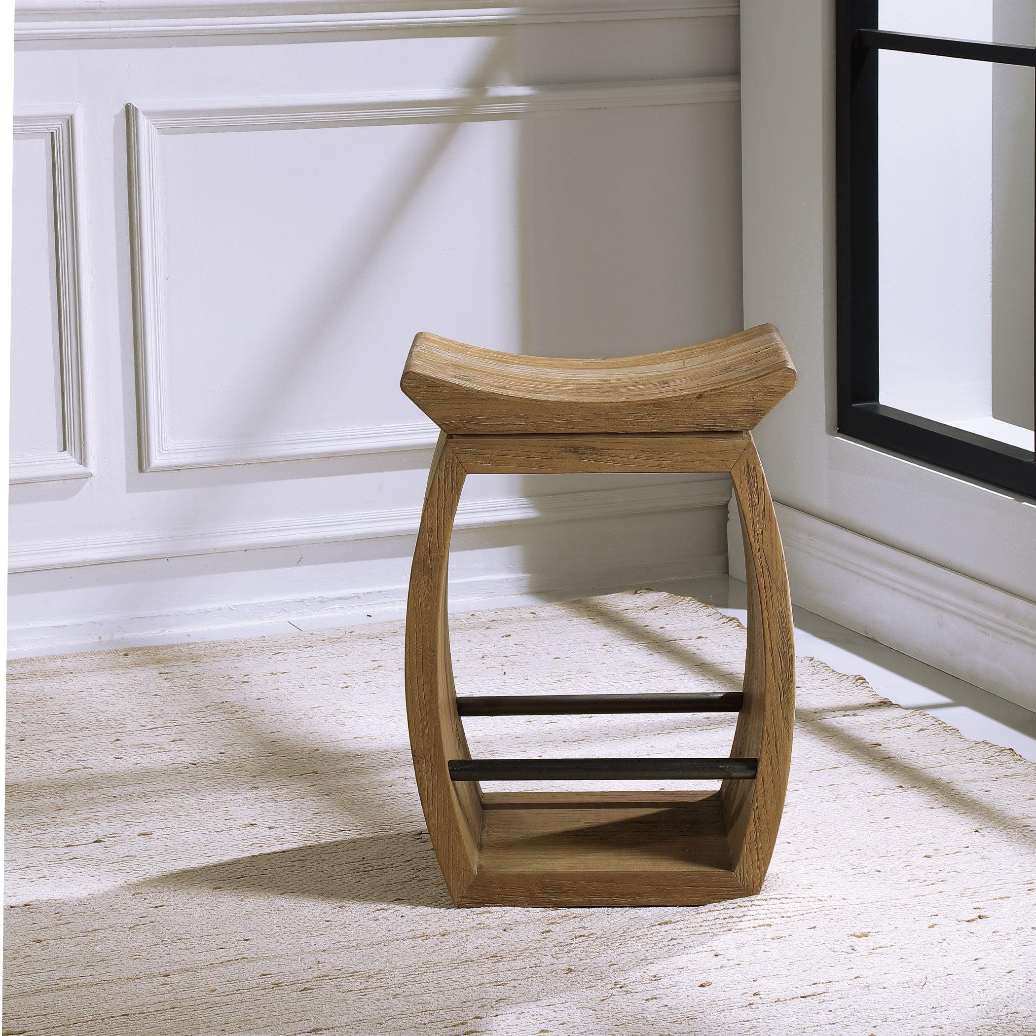 CONNOR MODERN WOOD COUNTER STOOL - Frankwebs