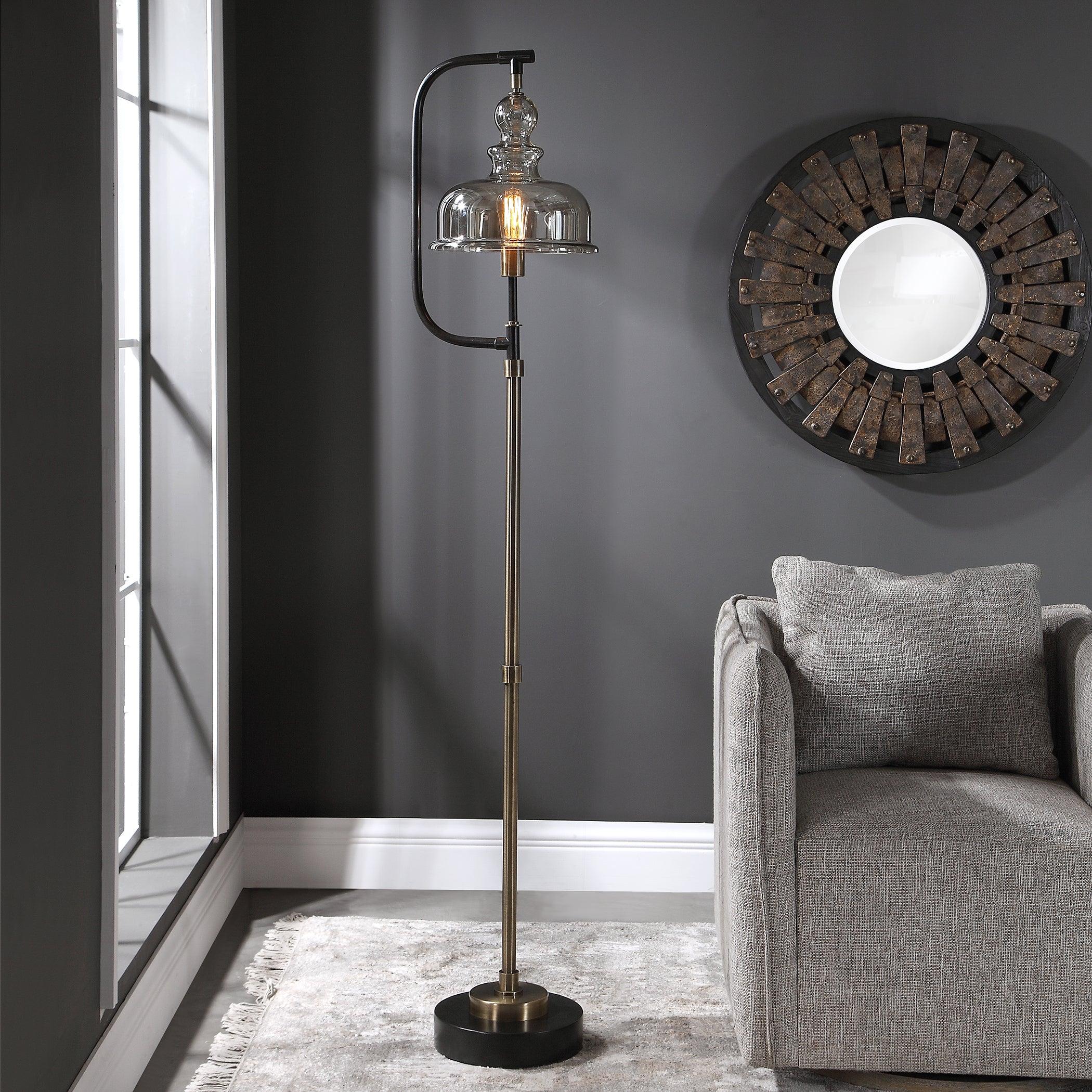 Elieser Industrial Floor Lamp - Frankwebs