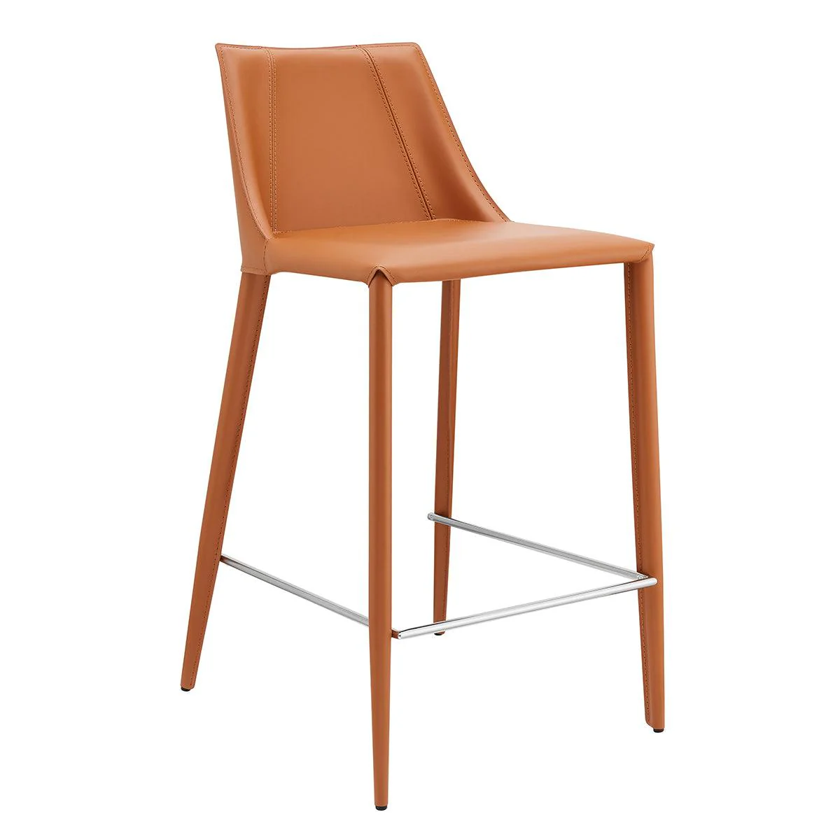 Kalle Counter Stool in Cognac (Seat Height: 26