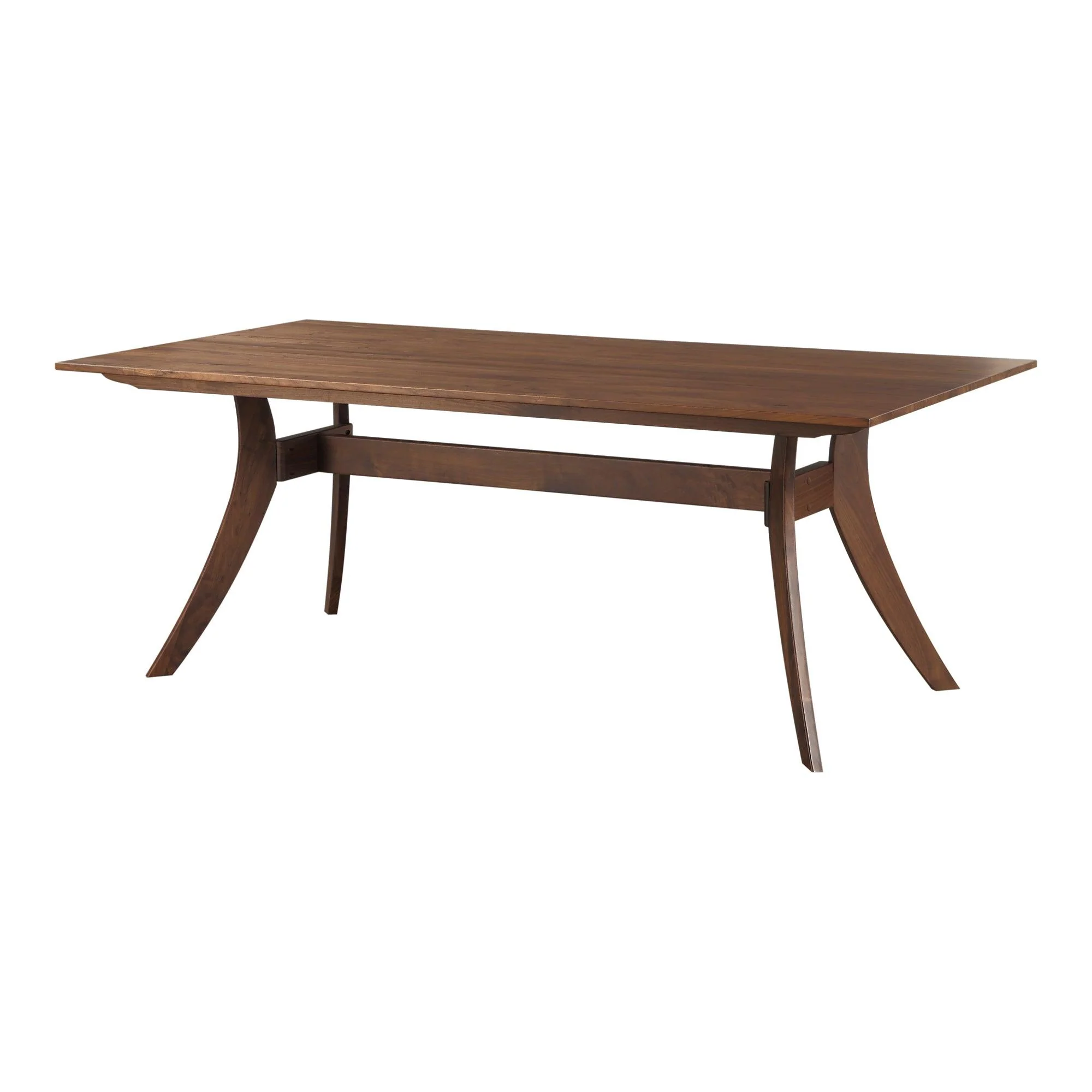 Florence Rectangular Dining Table Small Walnut - Frankwebs