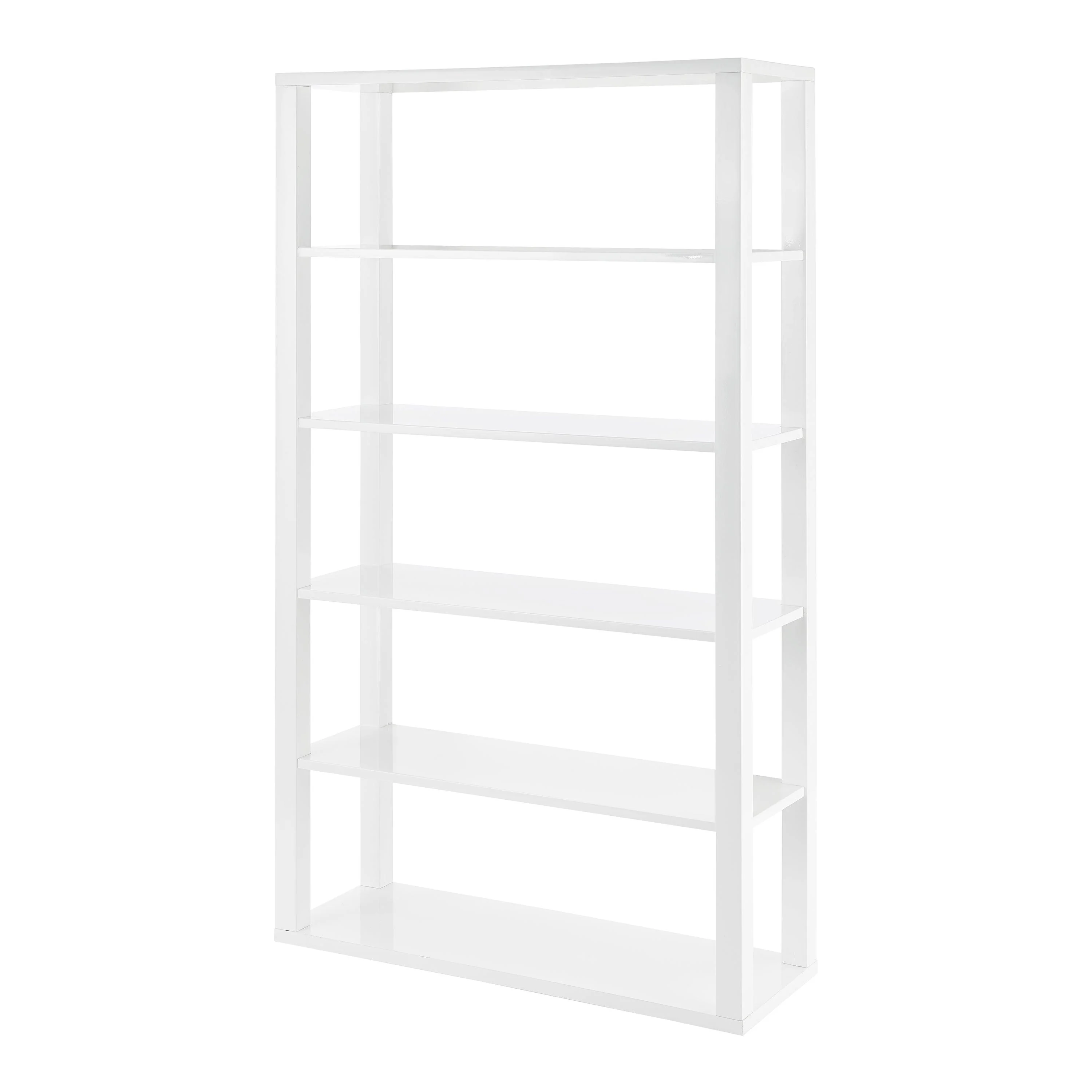 Tresero Shelving Unit in High Gloss White - Frankwebs